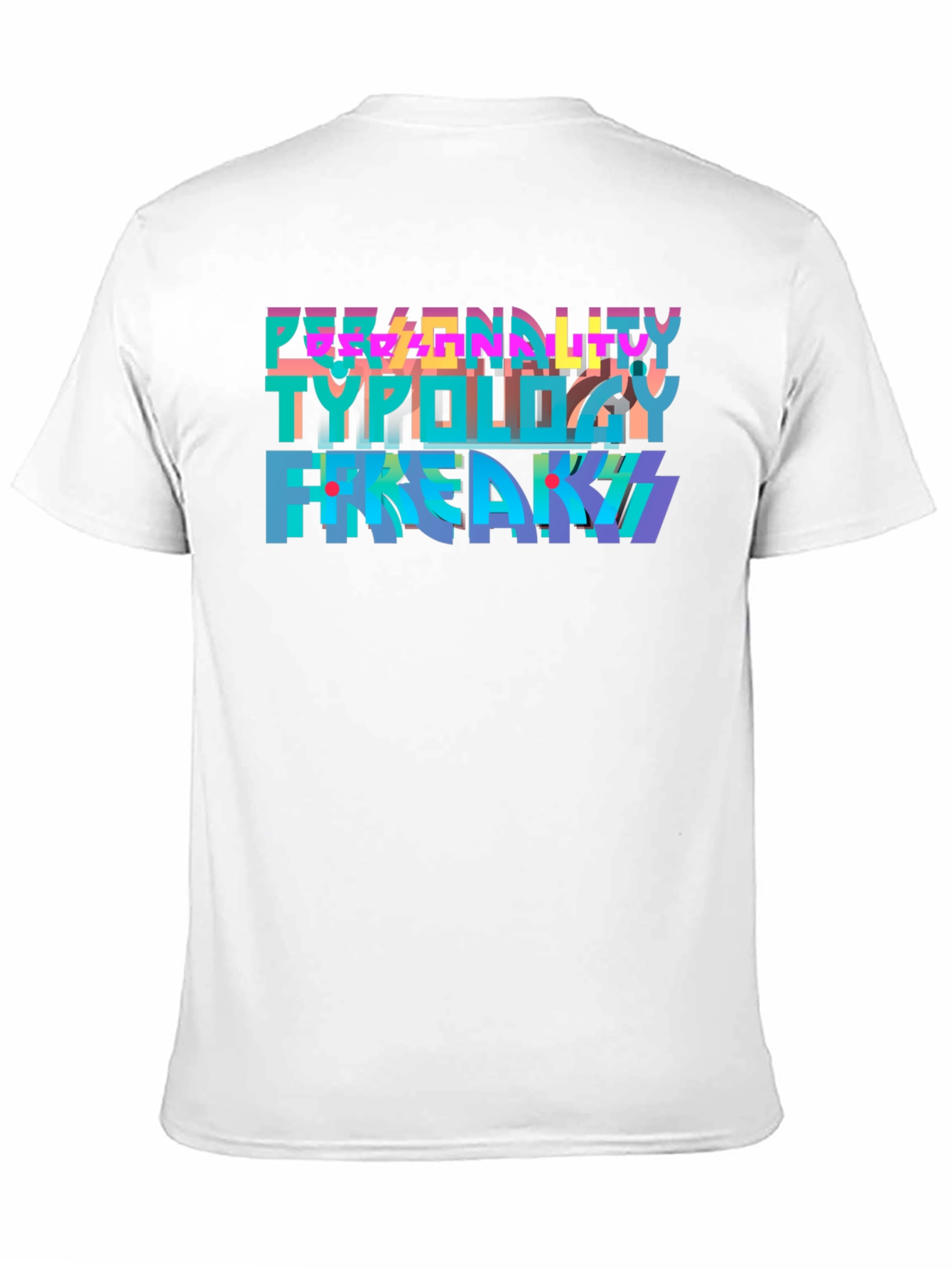 Black Personality Typology T-Shirt - Freaky Tee view 11