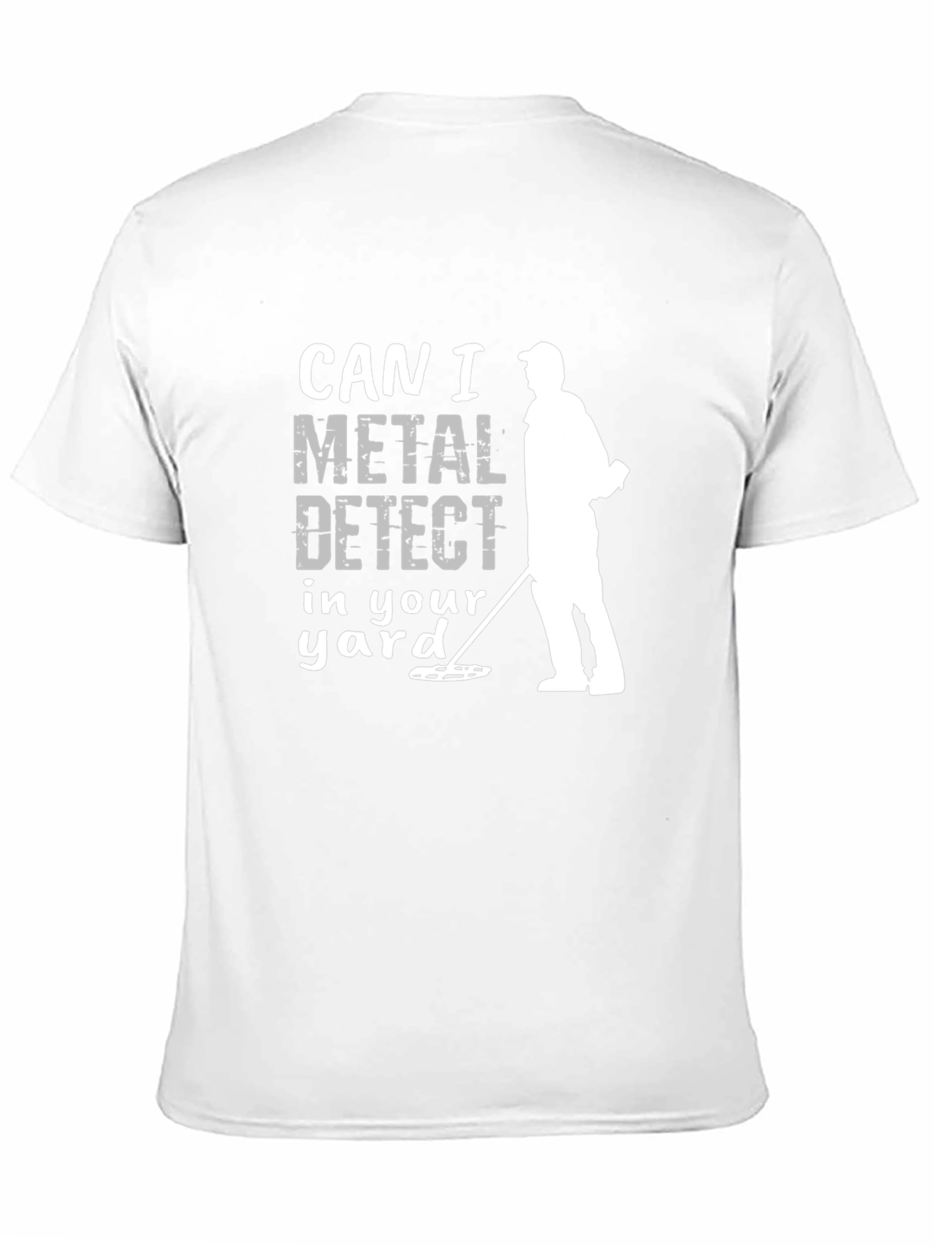 Black Metal Detecting T-Shirt, Can I Detect? view 11