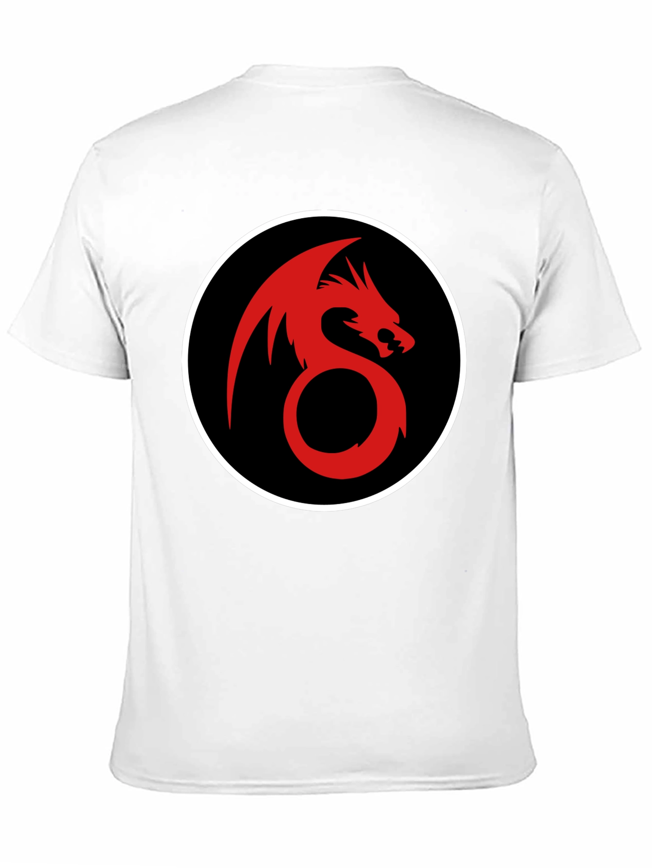 Black Dragon Circle Graphic Tee view 11