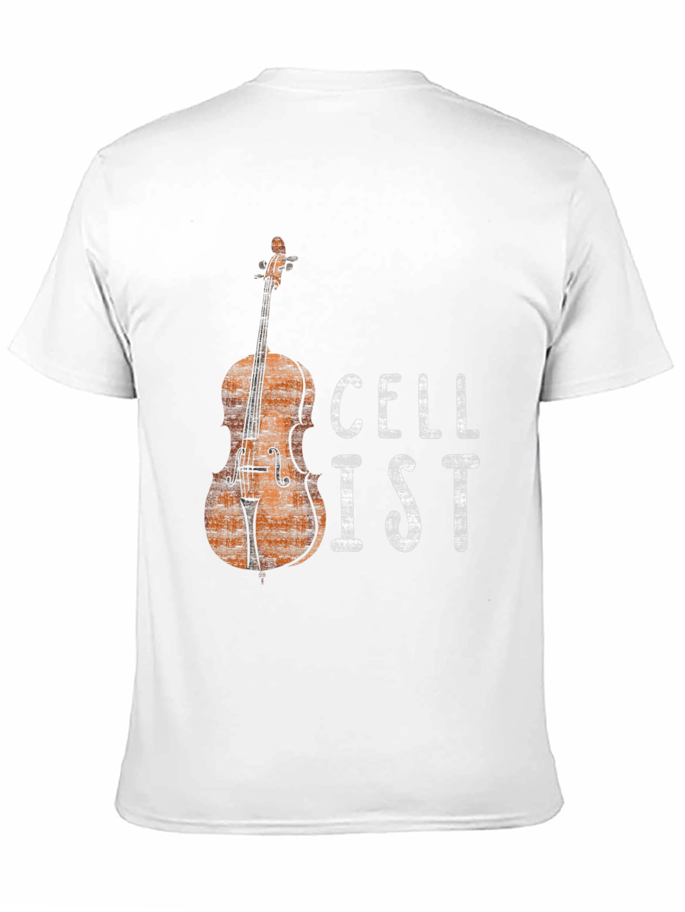 Black Cellist Graphic Tee - Musician T-Shirt view 11