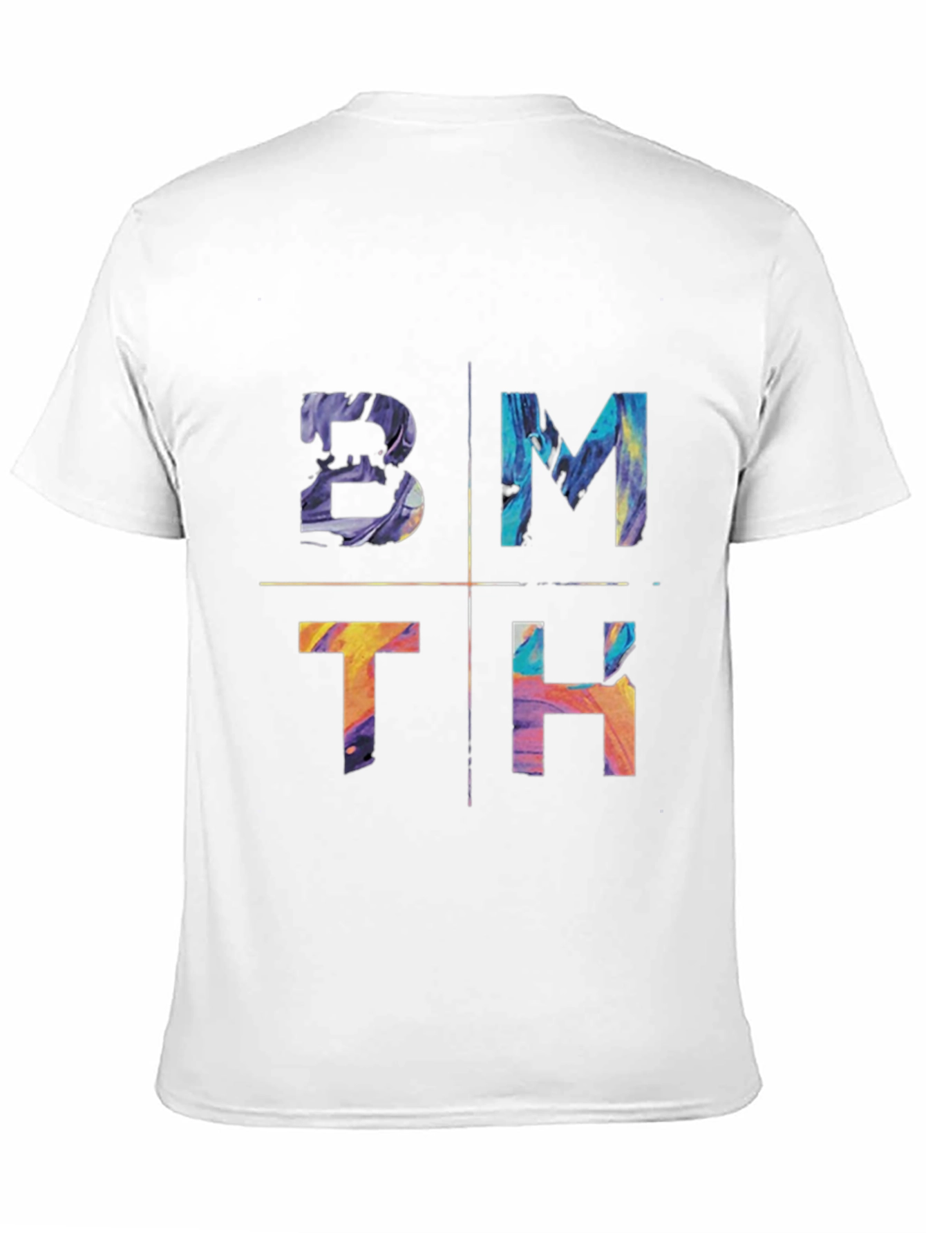 Black BMTH Colorful Graphic Tee view 11