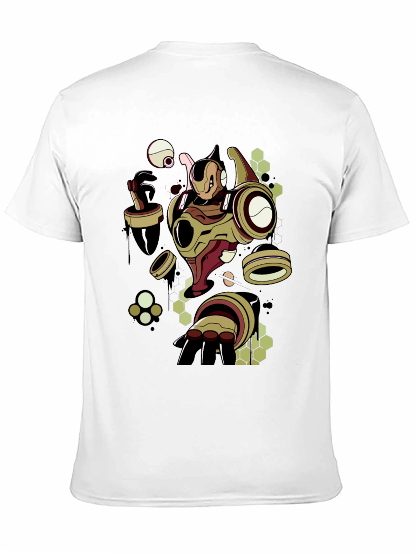 Black Graphic Print Black T-Shirt view 11