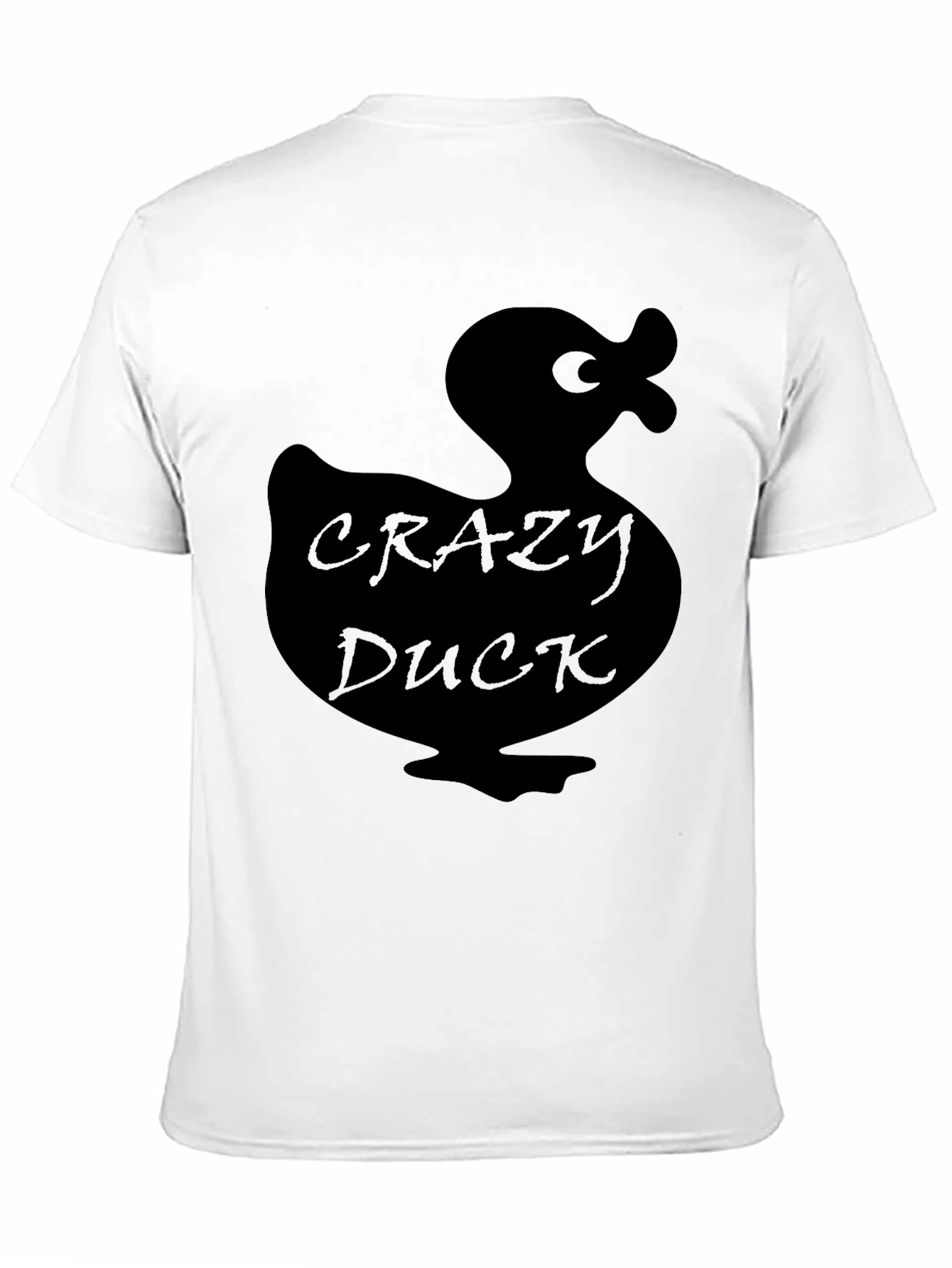 Black Crazy Duck Black T-Shirt: Quirky & Fun Style view 11