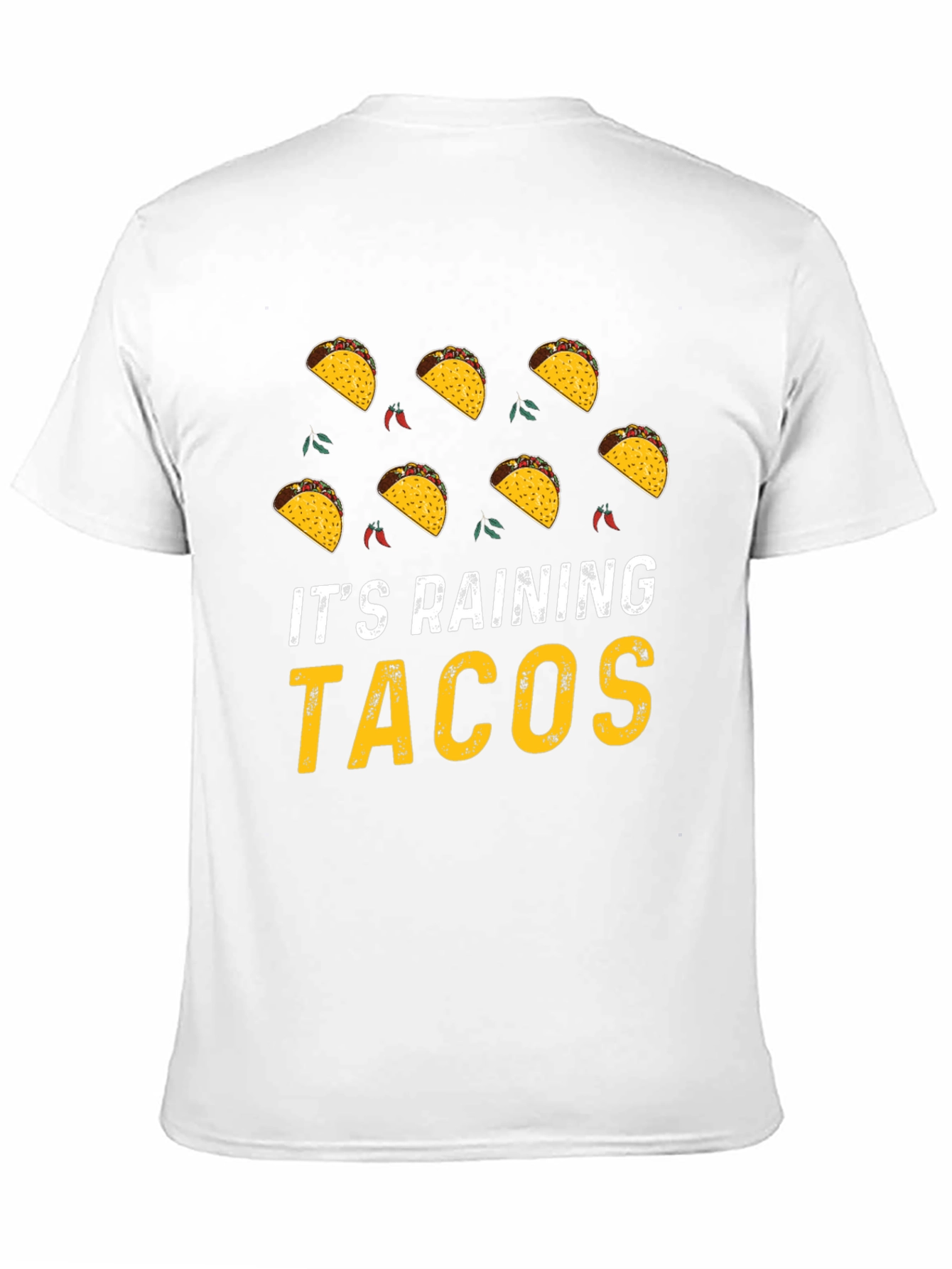 Black It's Raining Tacos Graphic T-Shirt view 11