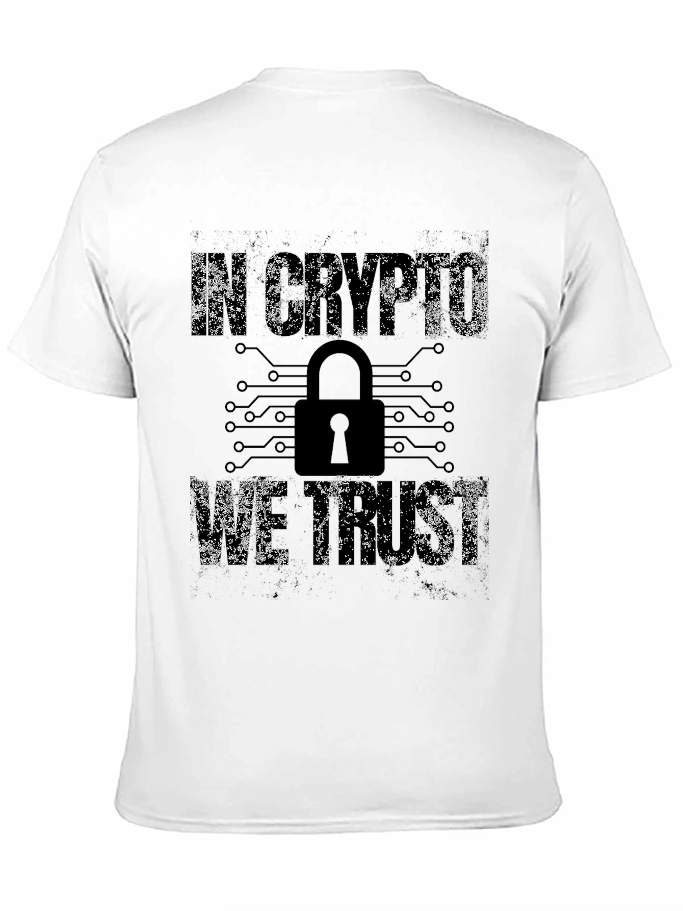Black In Crypto We Trust Graphic T-Shirt view 11