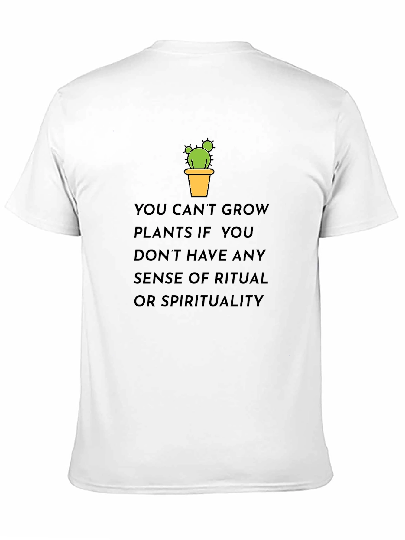 Black Ritual & Spirituality Plant Grow T-Shirt view 11