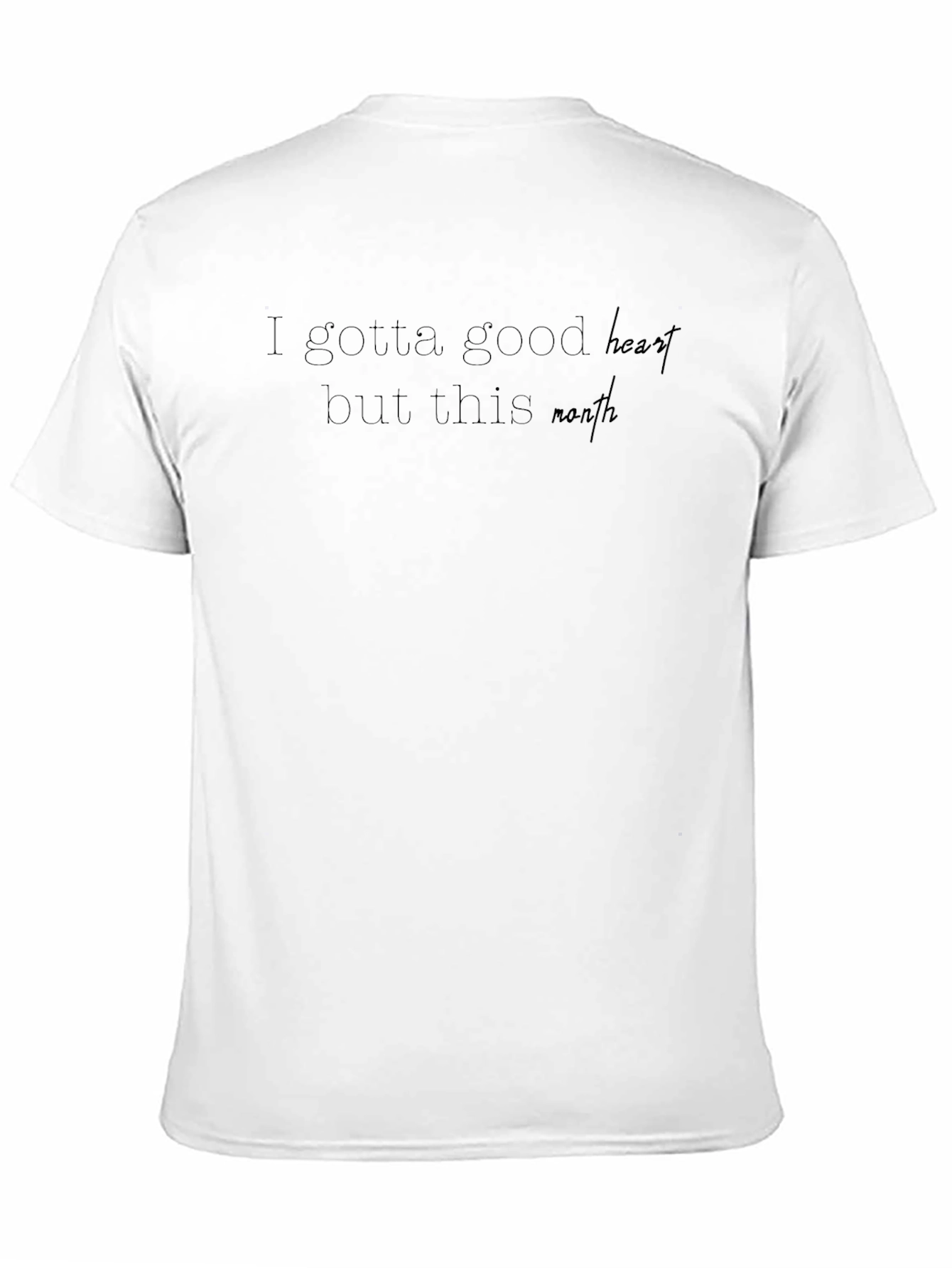 Black Good Heart Month T-Shirt - Soft & Stylish view 11