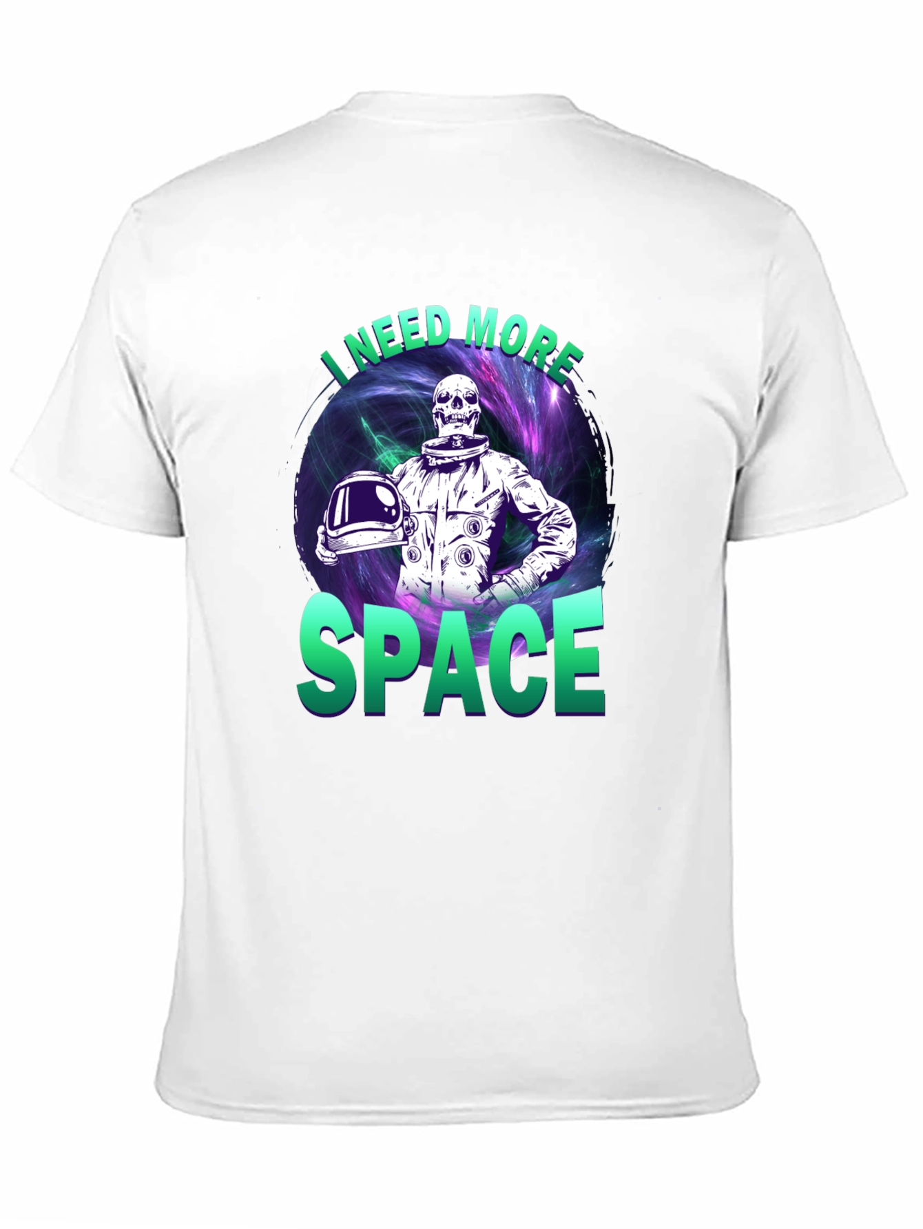 Black I Need More Space T-Shirt view 11