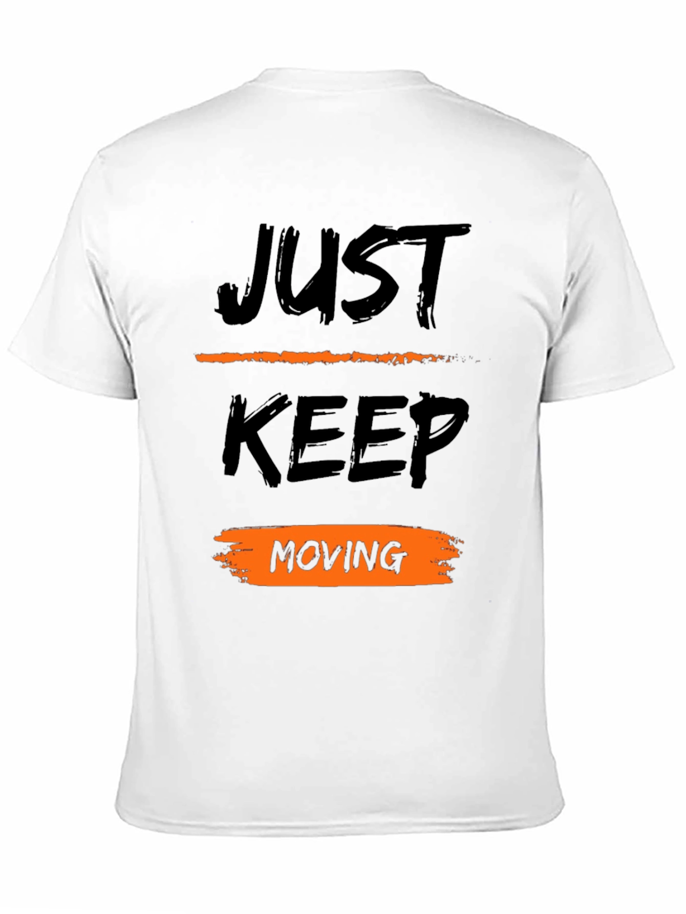 Black Just Keep Moving Black T-Shirt view 11