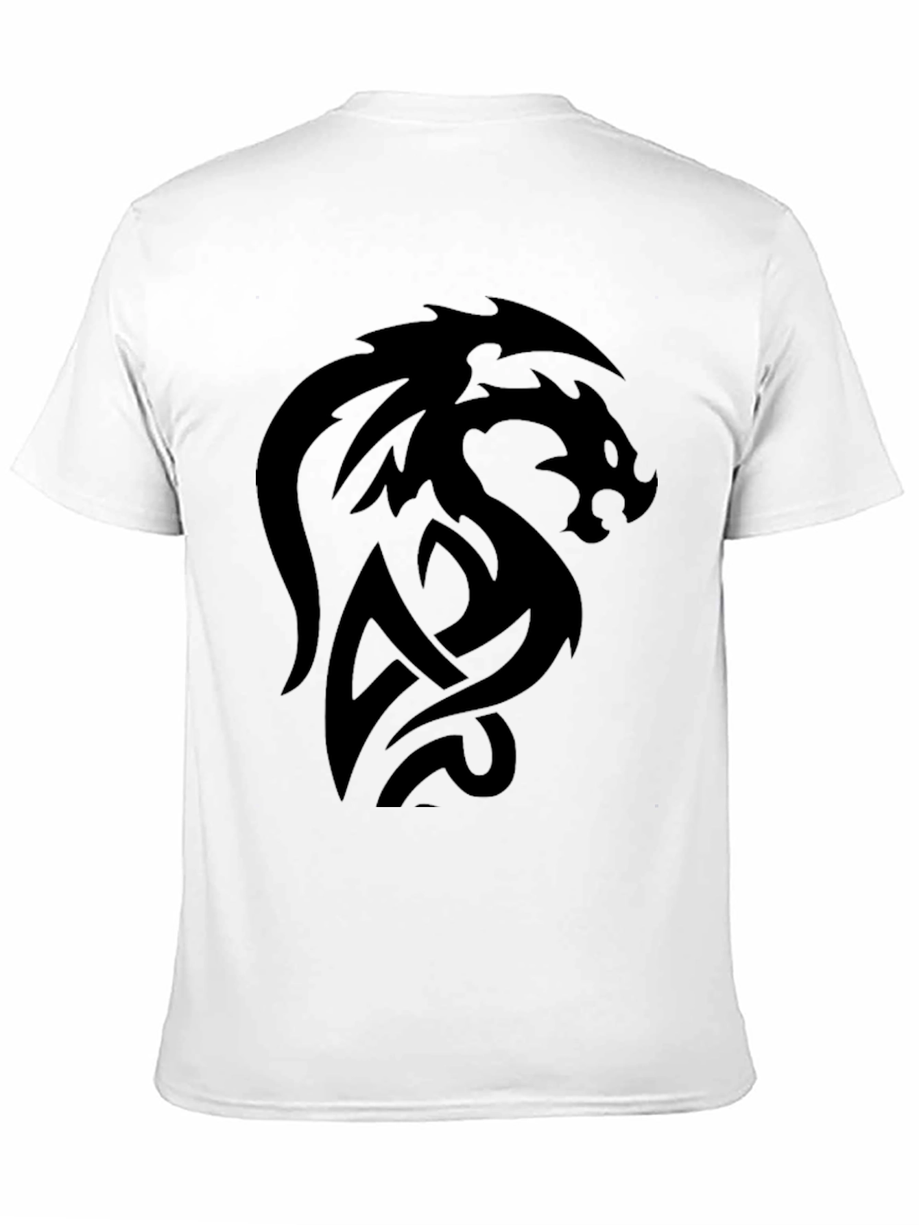 Black Dragon Graphic Black T-Shirt - Men's Short Sleeve view 11