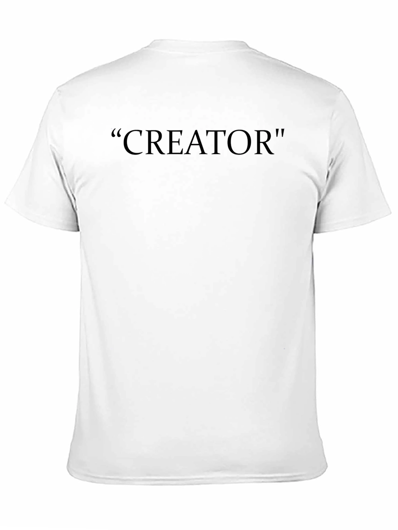 Black CREATOR Black T-Shirt - Stylish Statement Tee view 11