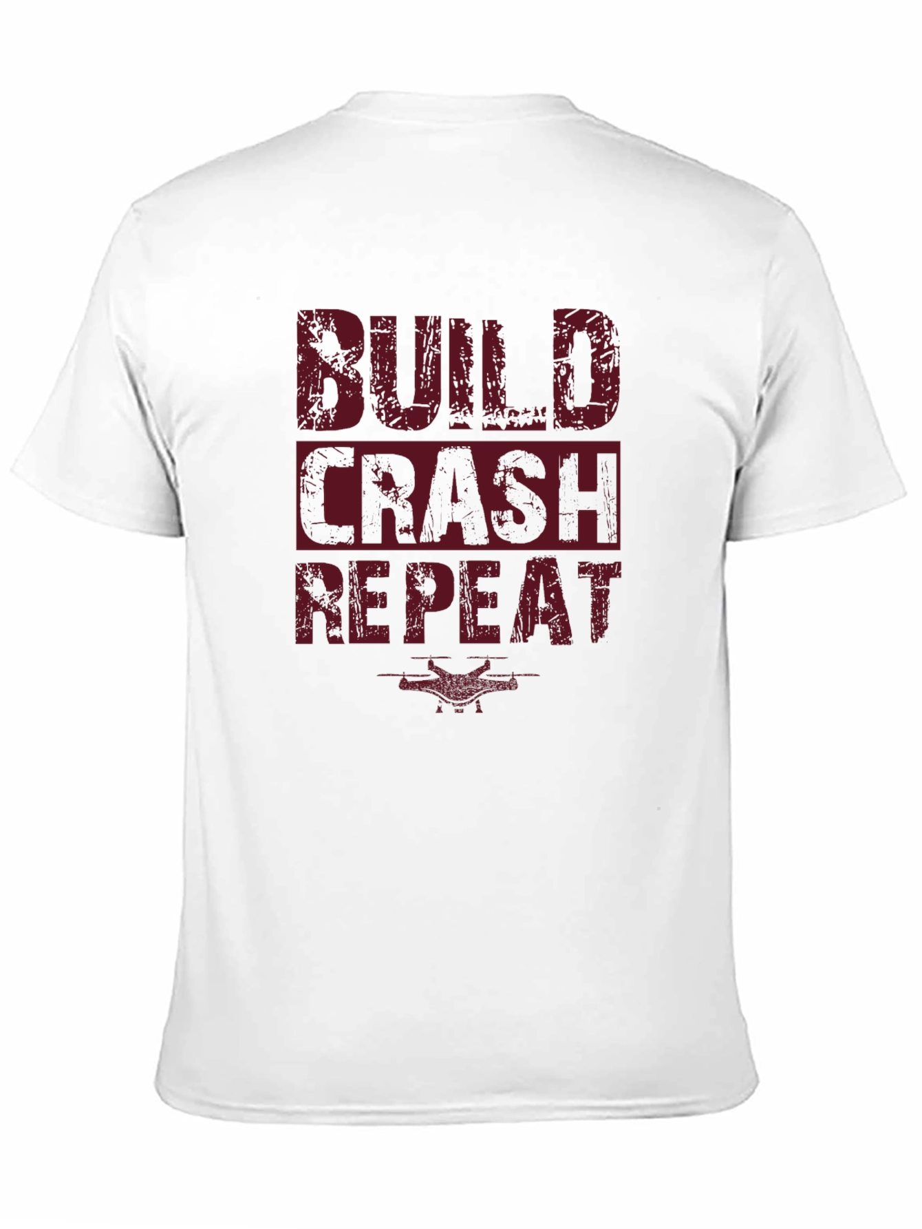 Black Build Crash Repeat Graphic T-Shirt view 11
