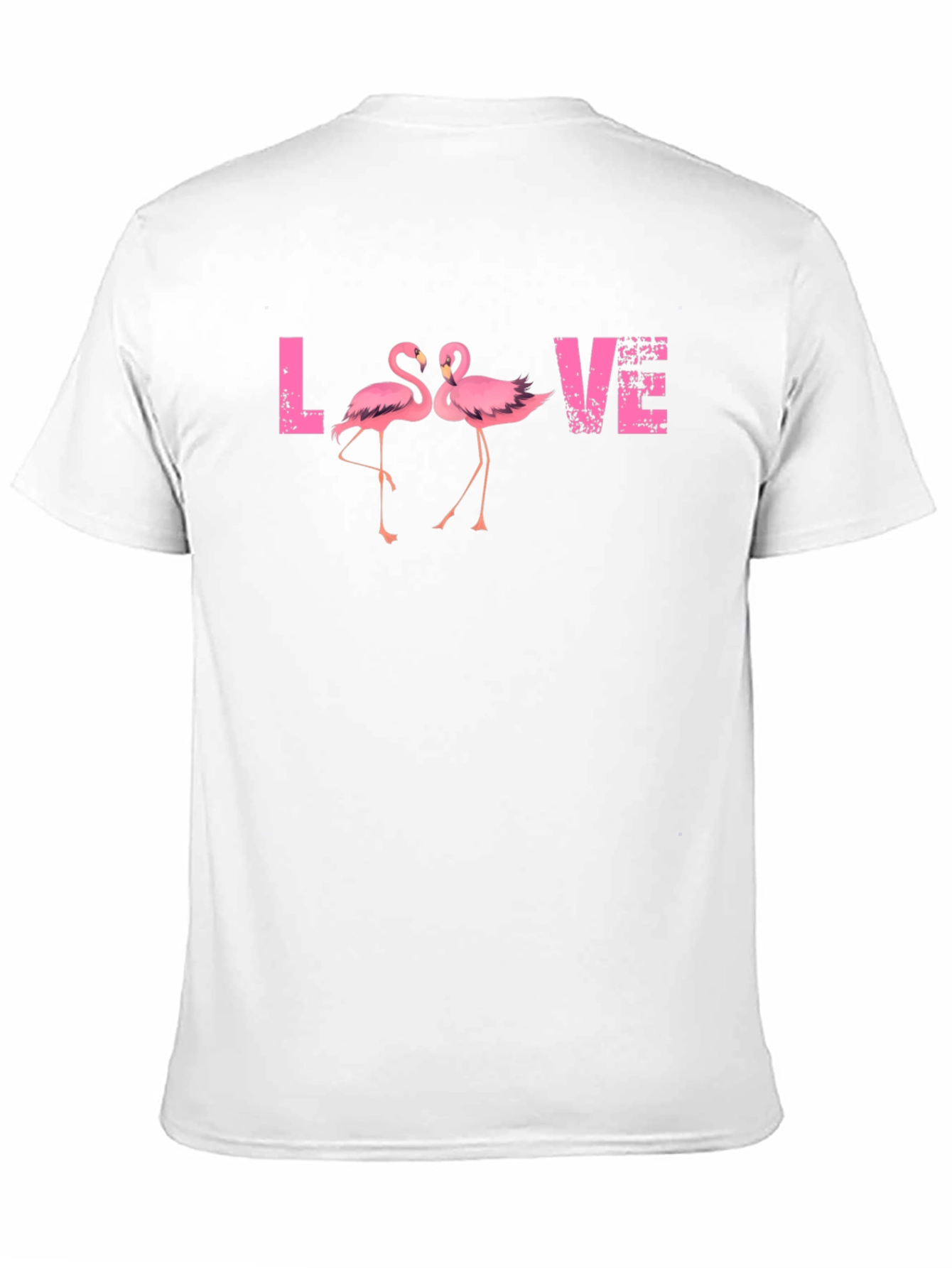 Black Flamingo LOVE Graphic Black T-Shirt view 11