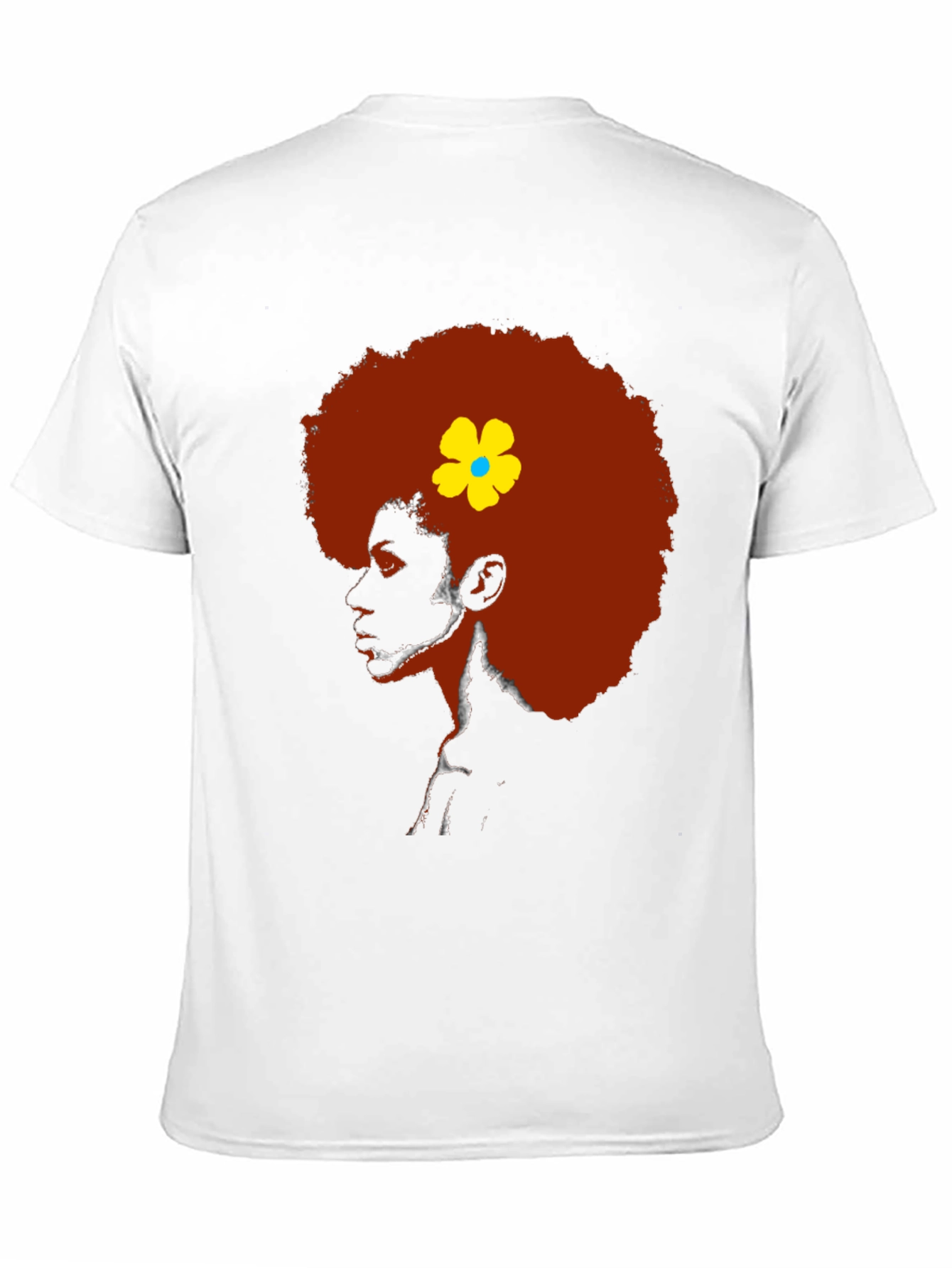 Afro Flower Power Graphic T-Shirt - 11