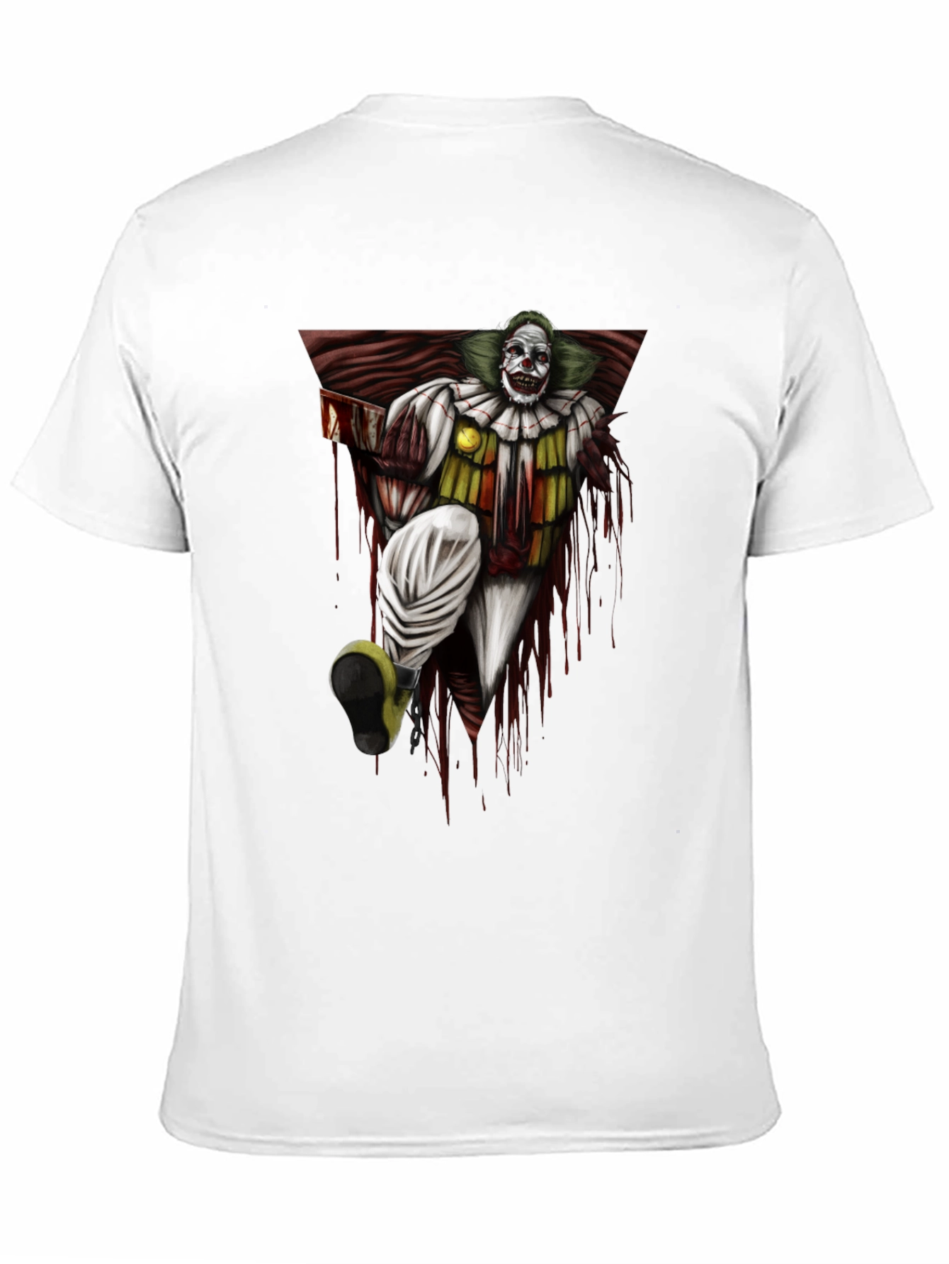 Black Killer Clown Graphic Tee - Horror T-Shirt view 11