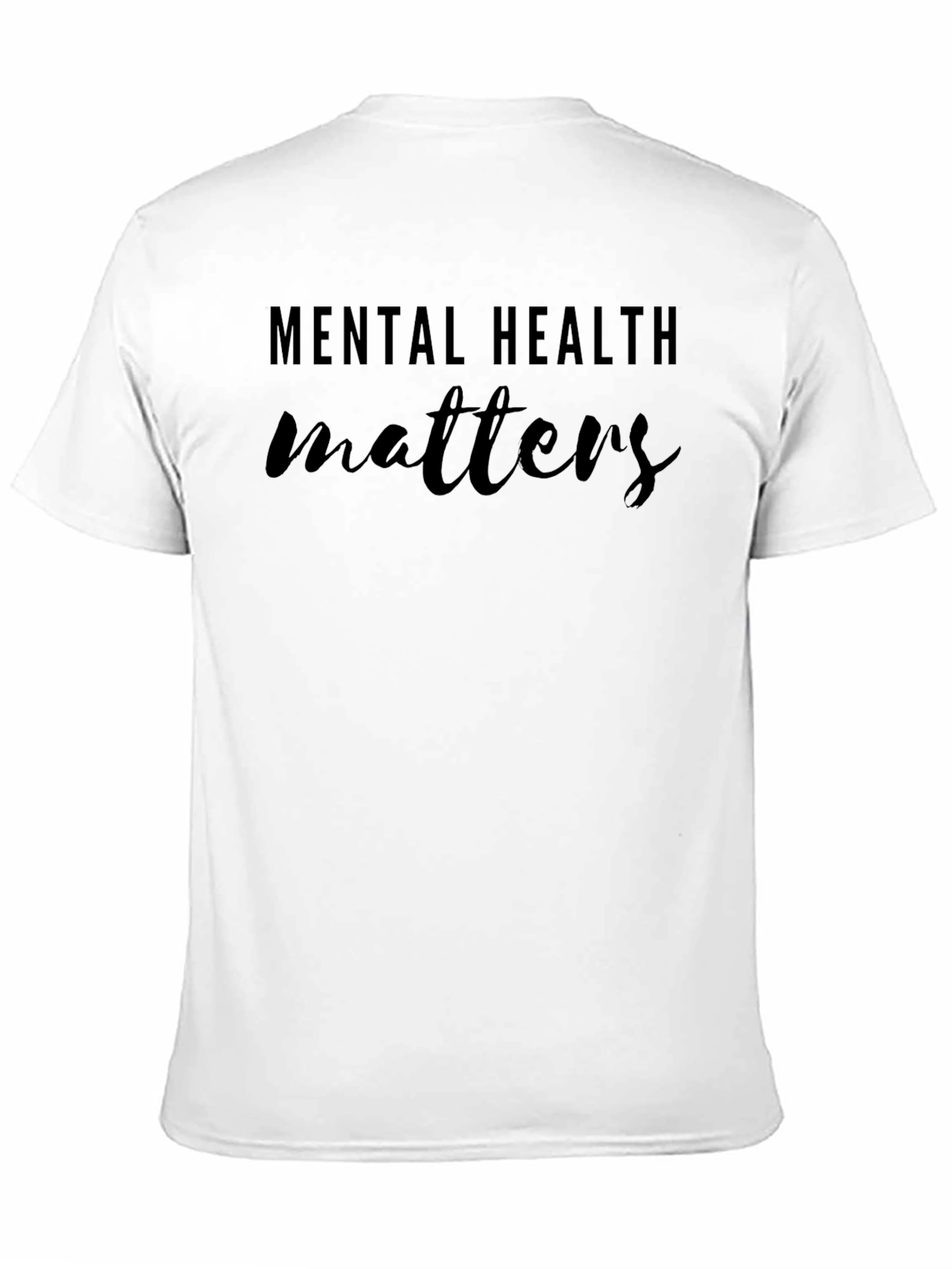 Black Mental Health Matters Black T-Shirt view 11