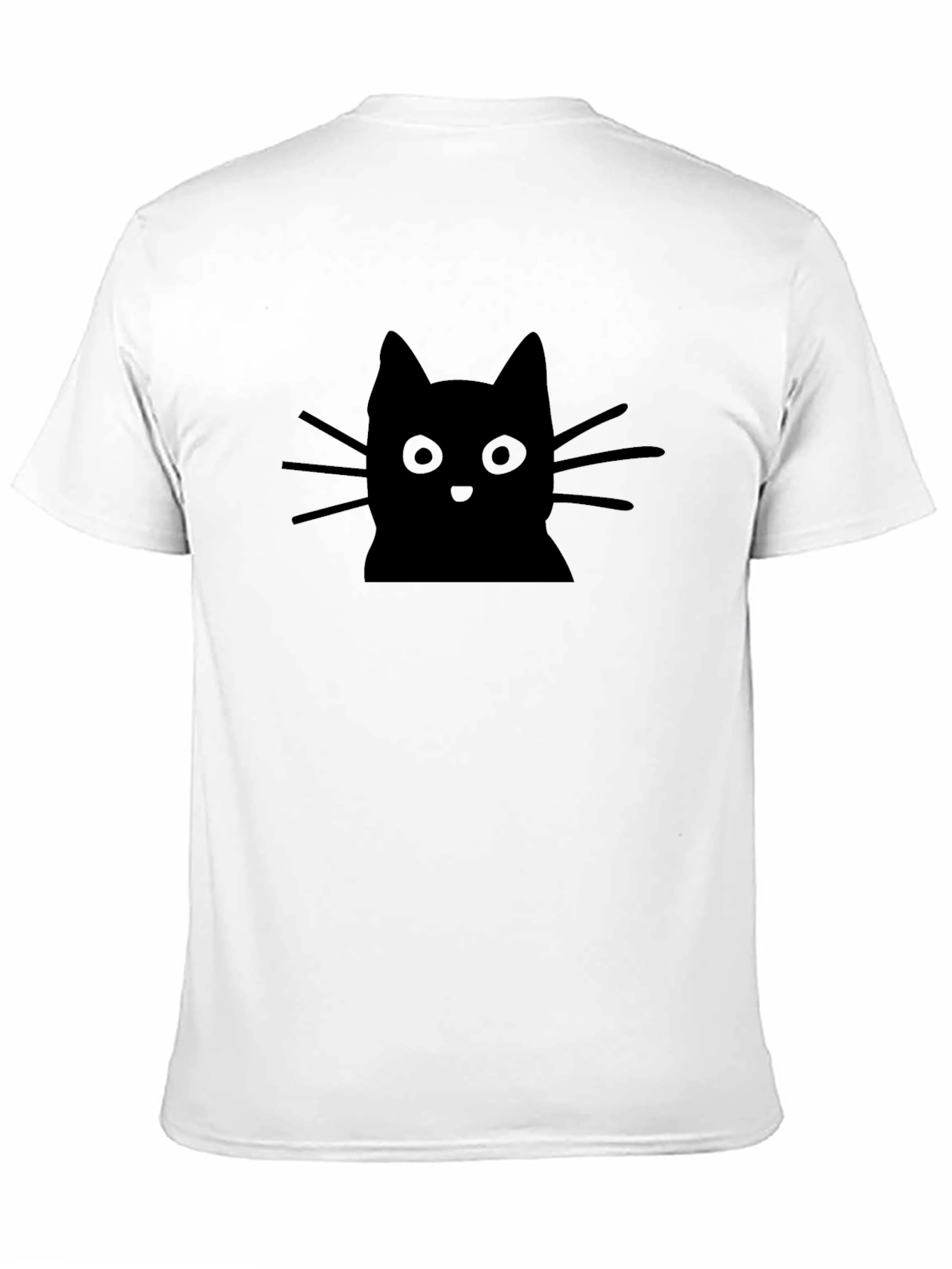 Black Black Cat Graphic Tee - Soft Cotton Blend view 11