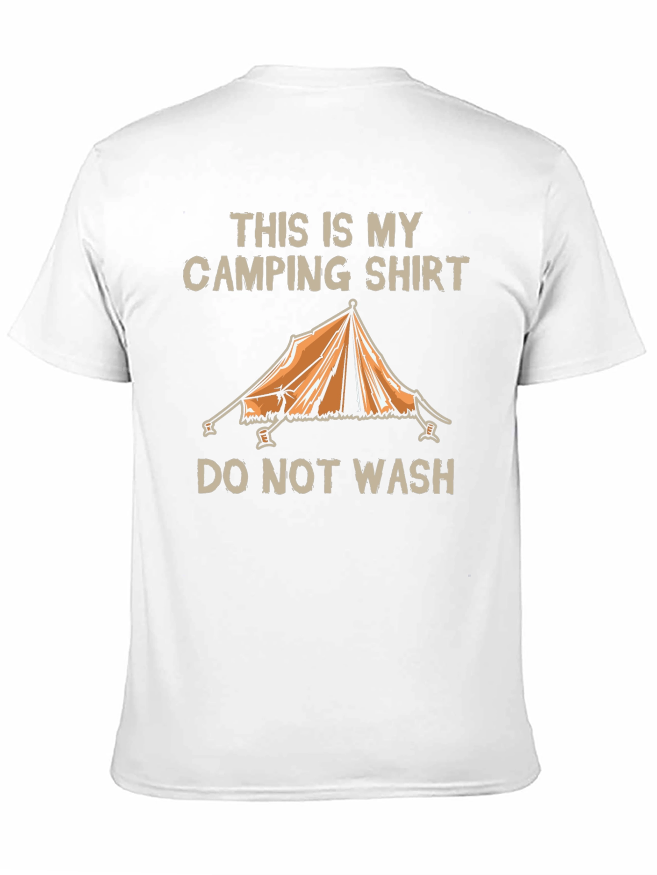 Black Camping Shirt - Funny Tent Design view 11