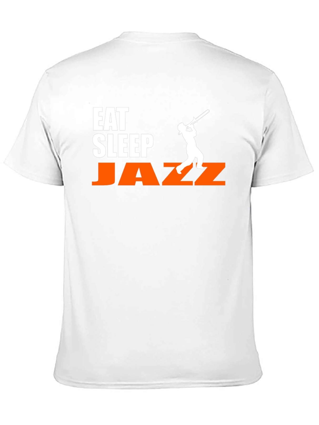 Black Eat Sleep Jazz T-Shirt - Trombone Player Tee view 11