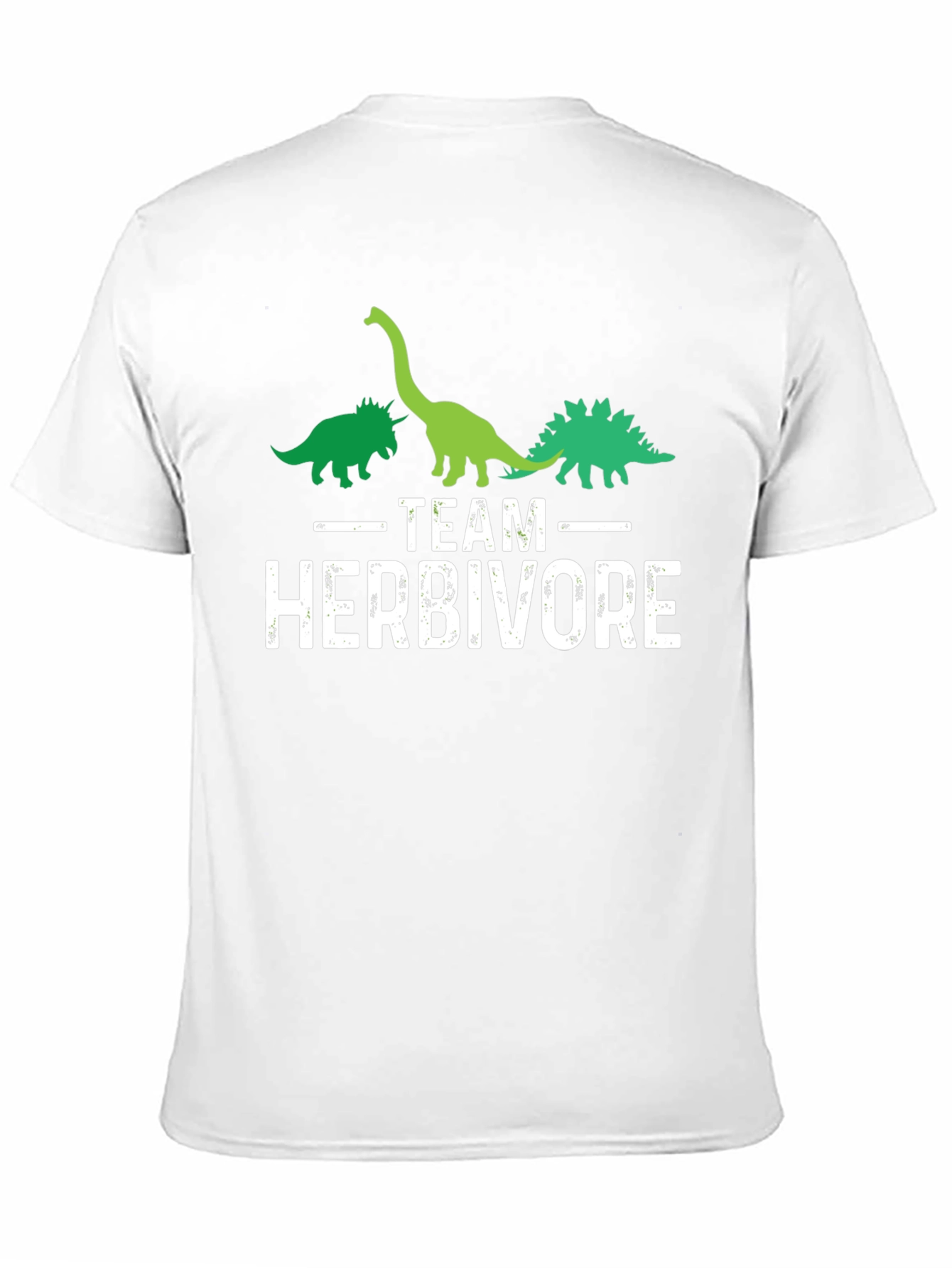 Black Team Herbivore Dinosaur T-Shirt view 11