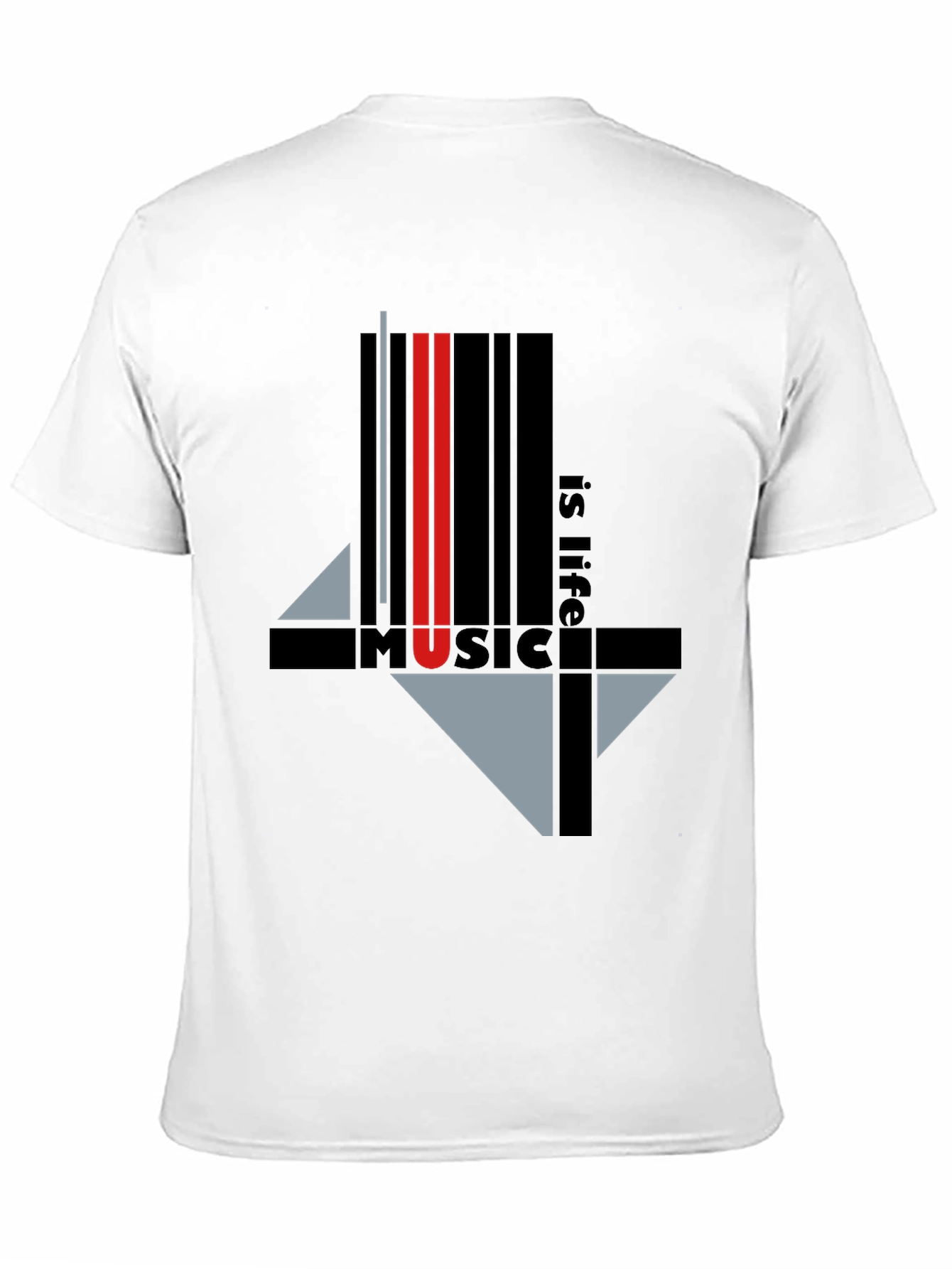 Black Music is Life Graphic Tee - Black view 11