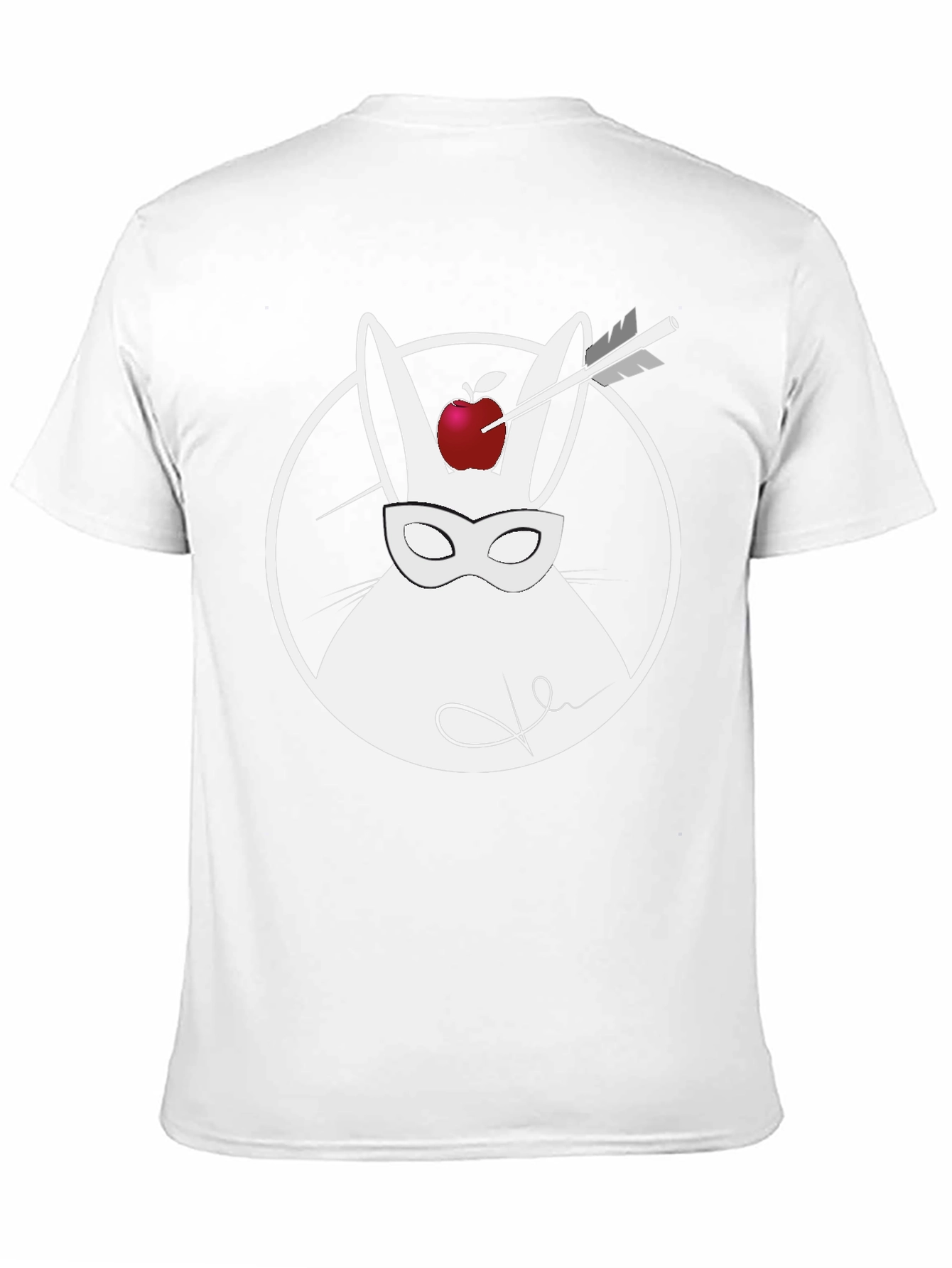 Black Rabbit Archer Graphic Tee - Black Cotton Shirt view 11