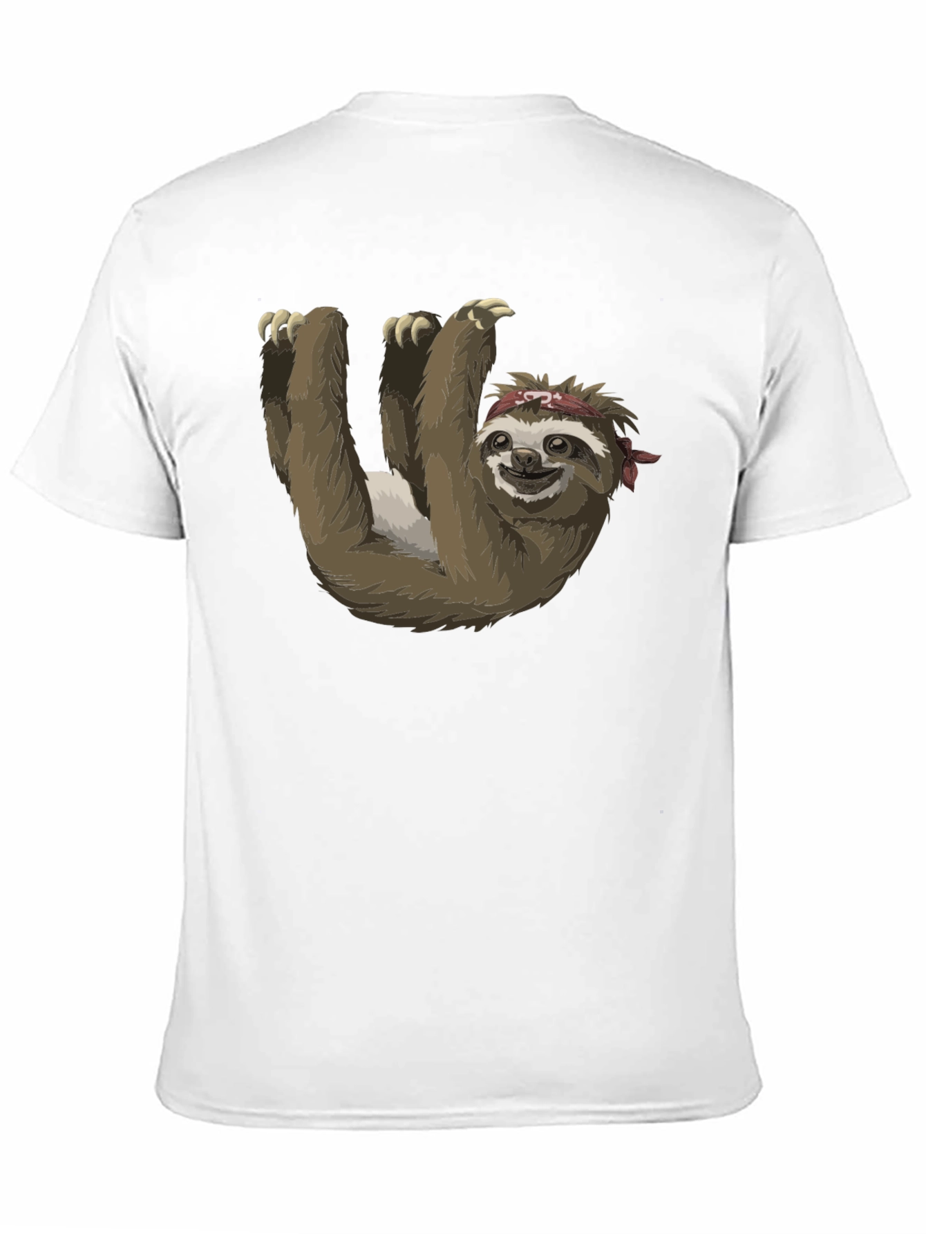 Black Sloth Bandit Black T-Shirt view 11