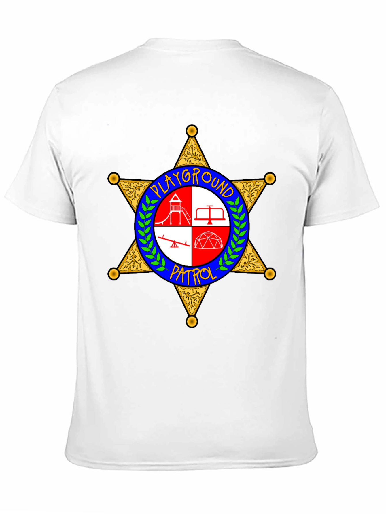 Black Playground Patrol Sheriff Star T-Shirt view 11