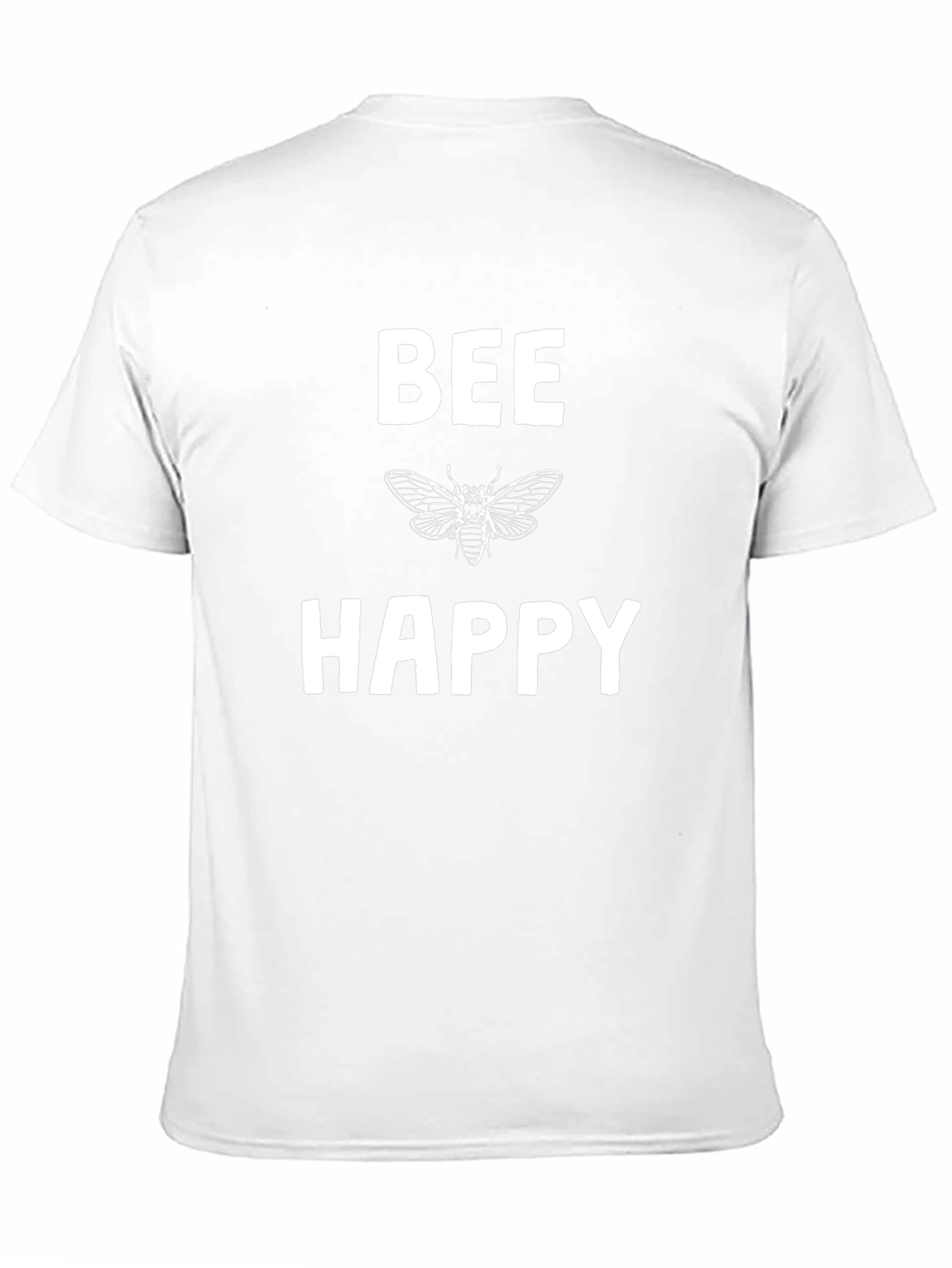 Black Bee Happy Graphic Tee - Black T-Shirt view 11