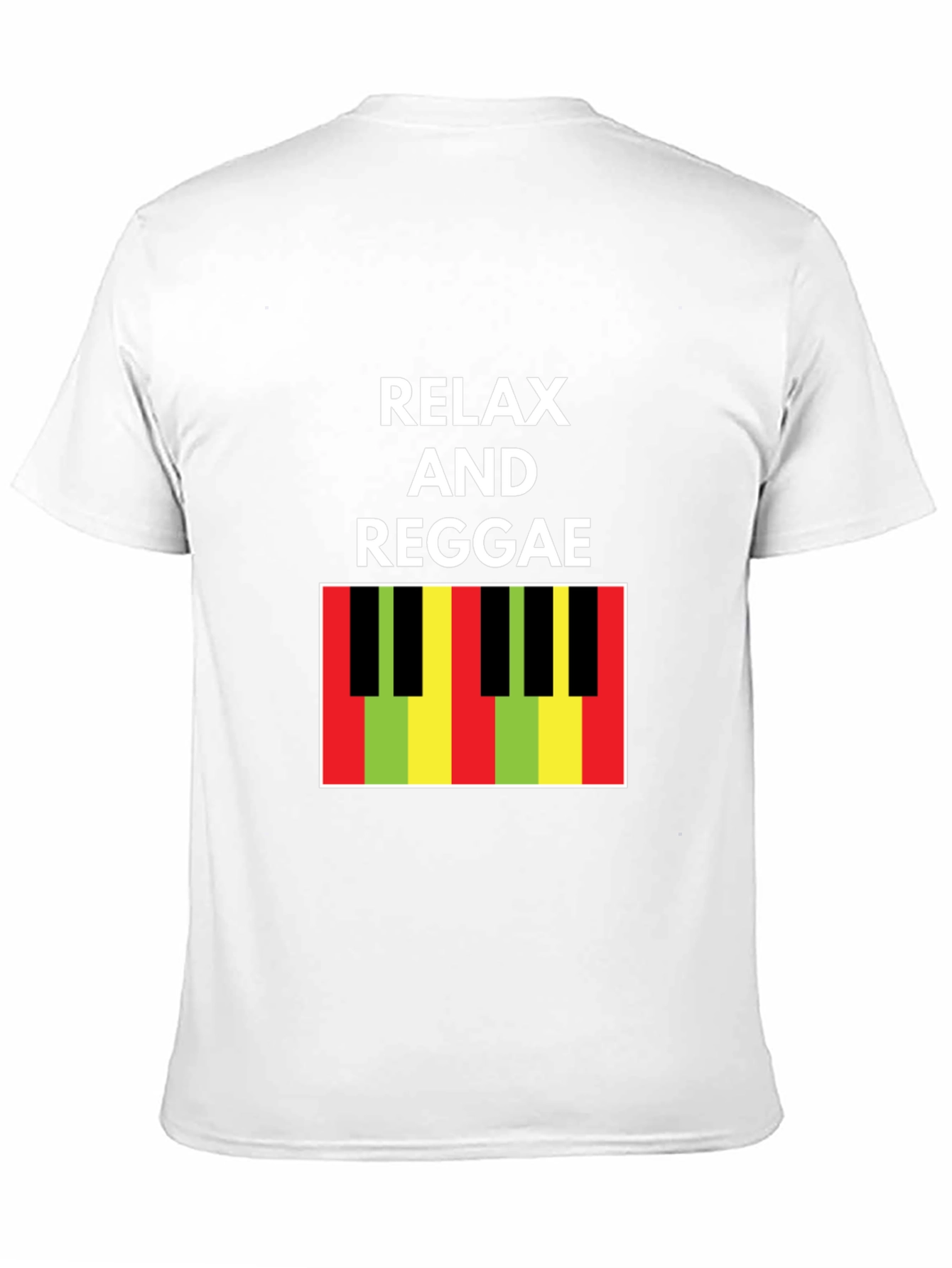 Black Relax and Reggae T-Shirt view 11