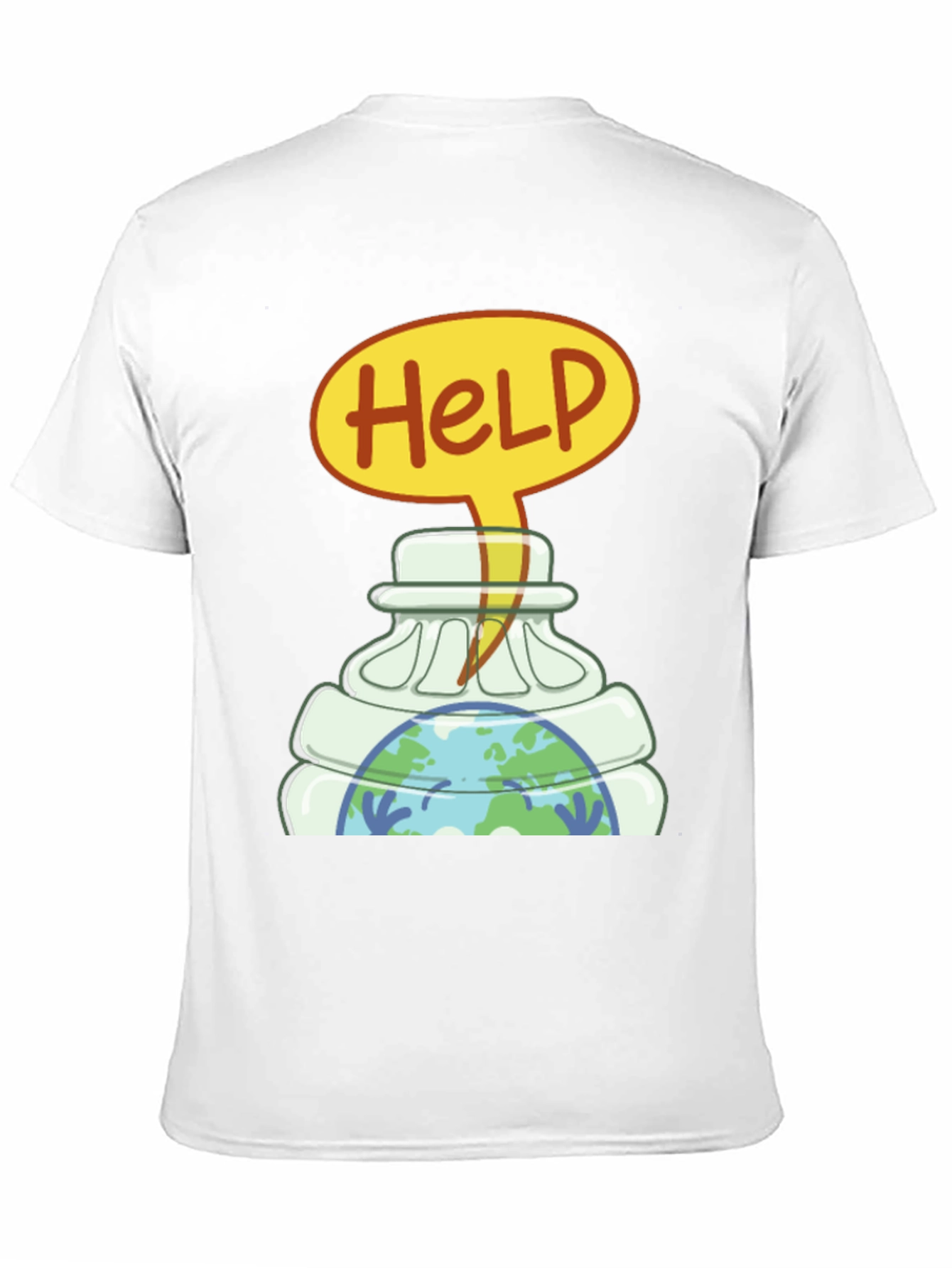 Black Earth SOS T-Shirt - Save the Planet Tee view 11