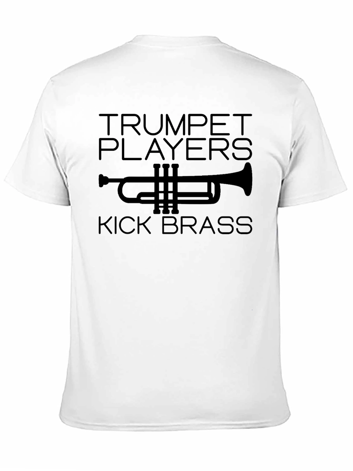 Black Trumpet Players Kick Brass T-Shirt view 11