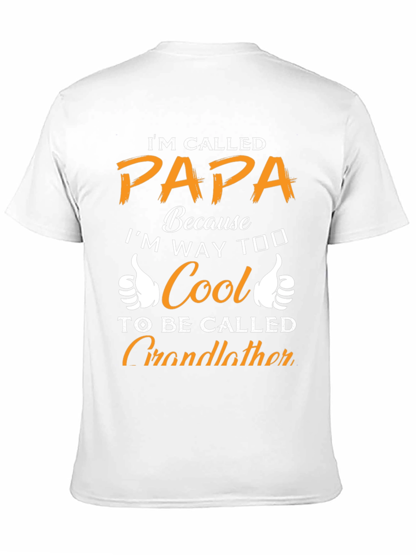 Black I'm Called Papa T-Shirt view 11