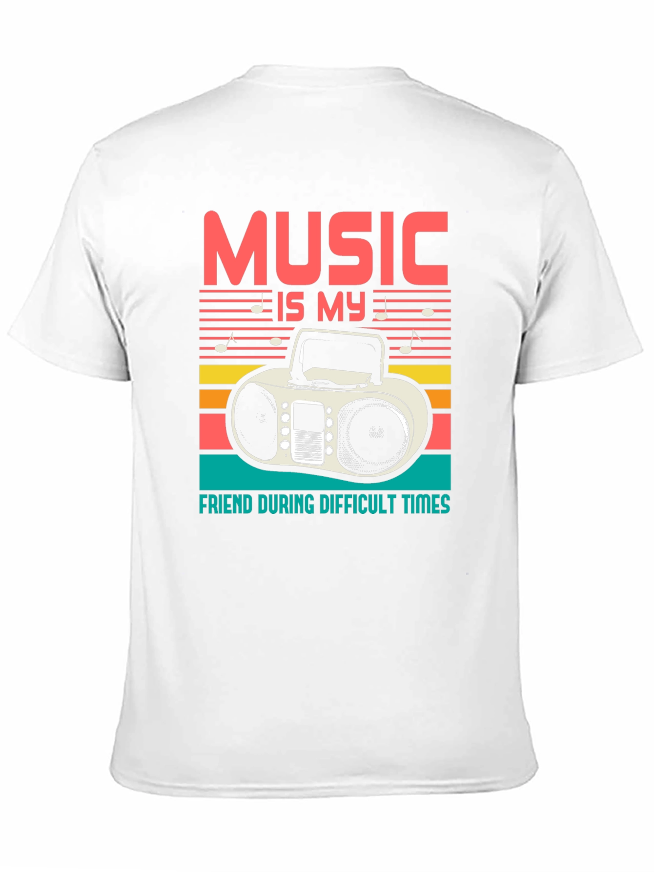 Black Music is My Friend Graphic T-Shirt view 11