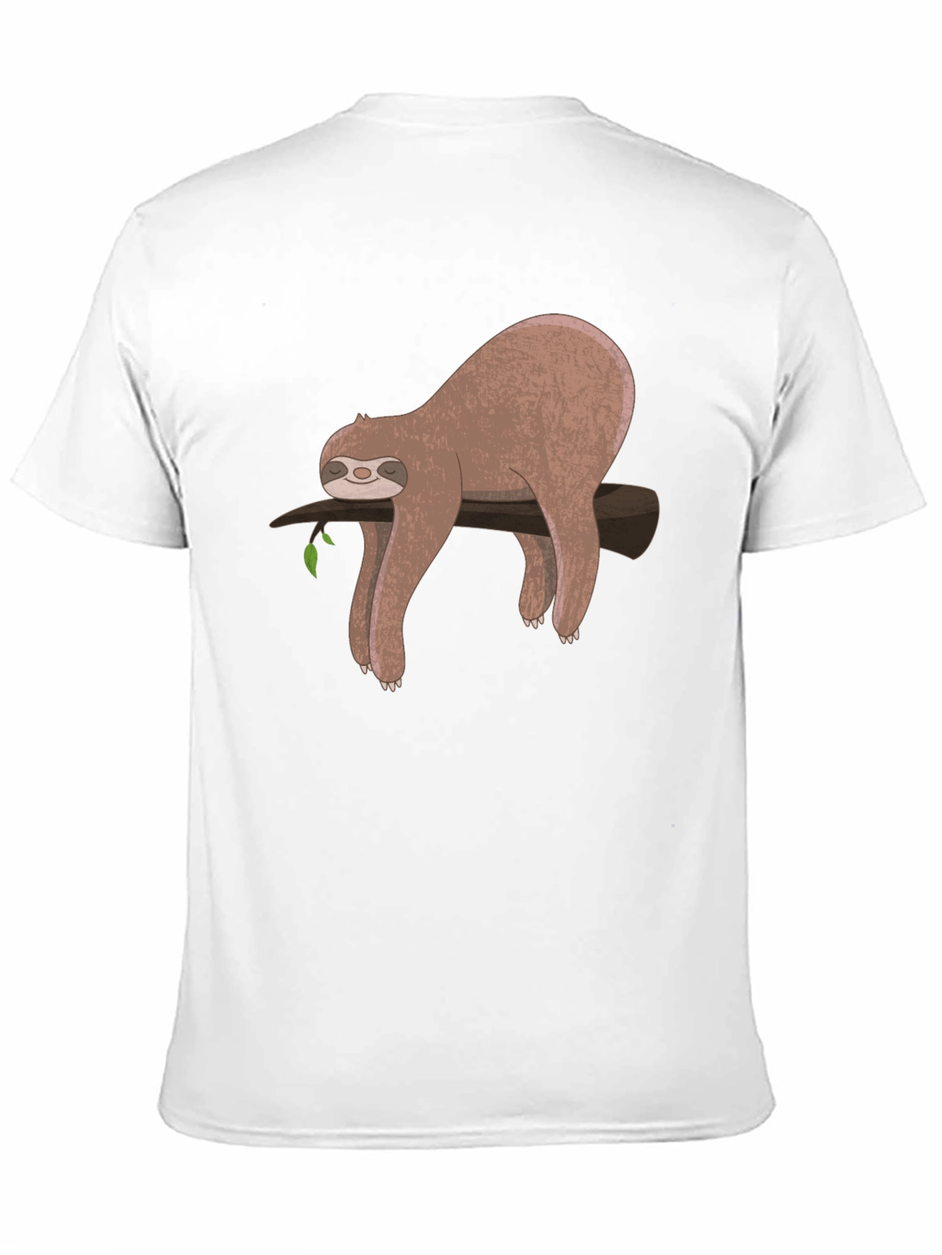 Black Lazy Sloth Graphic T-Shirt - Relaxed Fit view 11