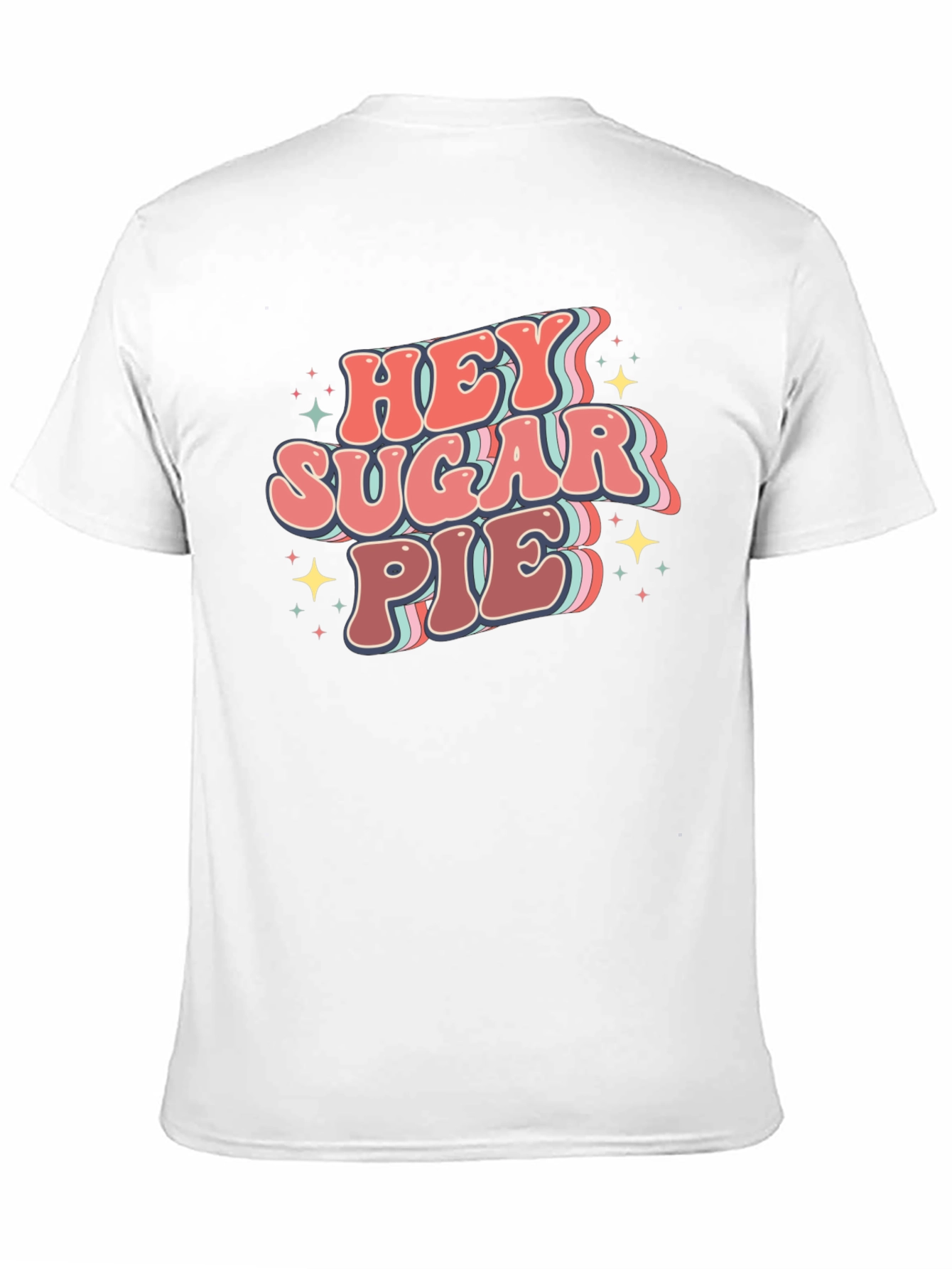 Black Hey Sugar Pie Graphic Tee - Retro Style view 11