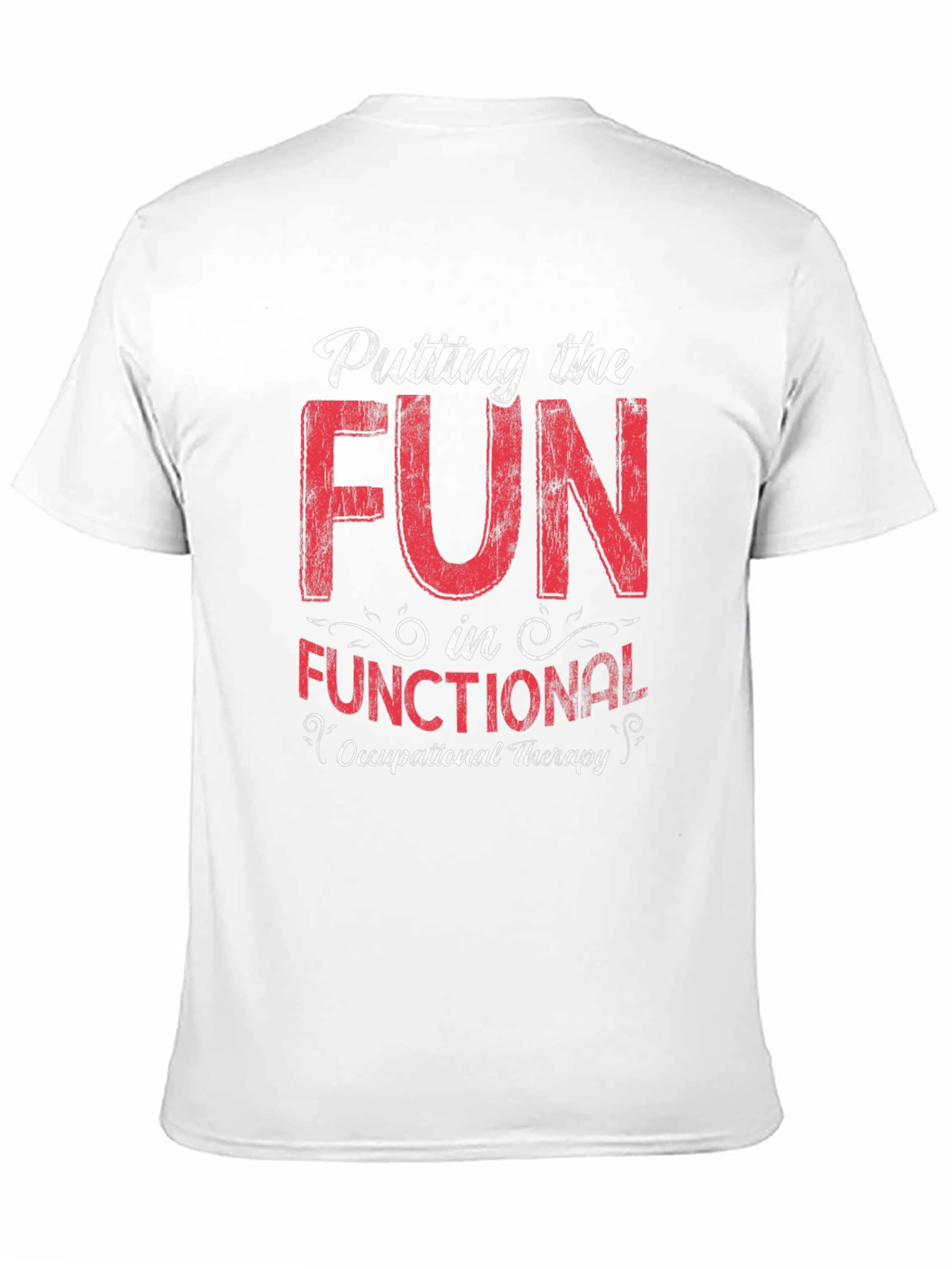 Black Fun in Functional Occupational Therapy Graphic Tee view 11