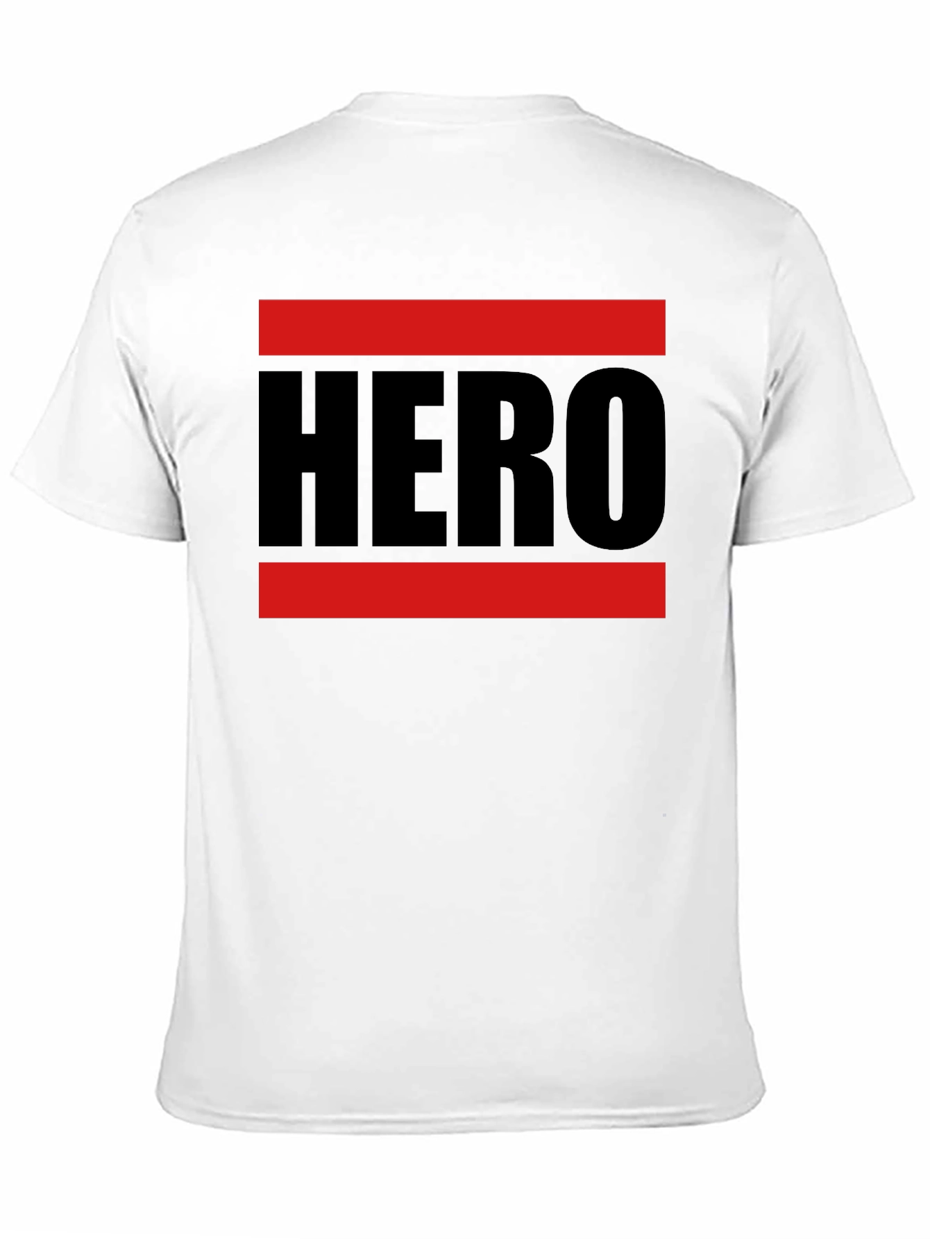 Black HERO Graphic Tee - Bold Statement Shirt view 11