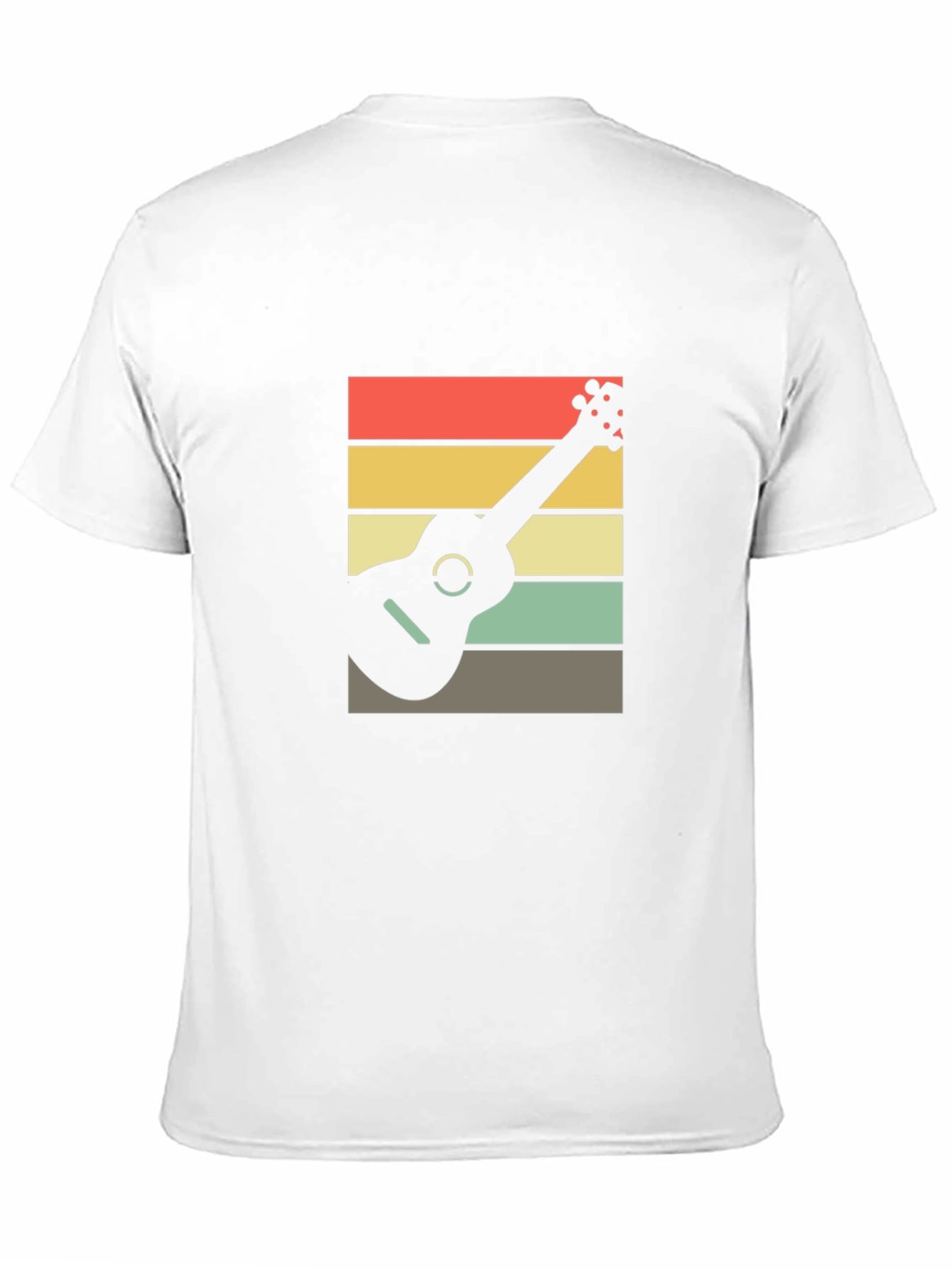 Black Retro Ukulele T-Shirt - Cool Musical Tee view 11