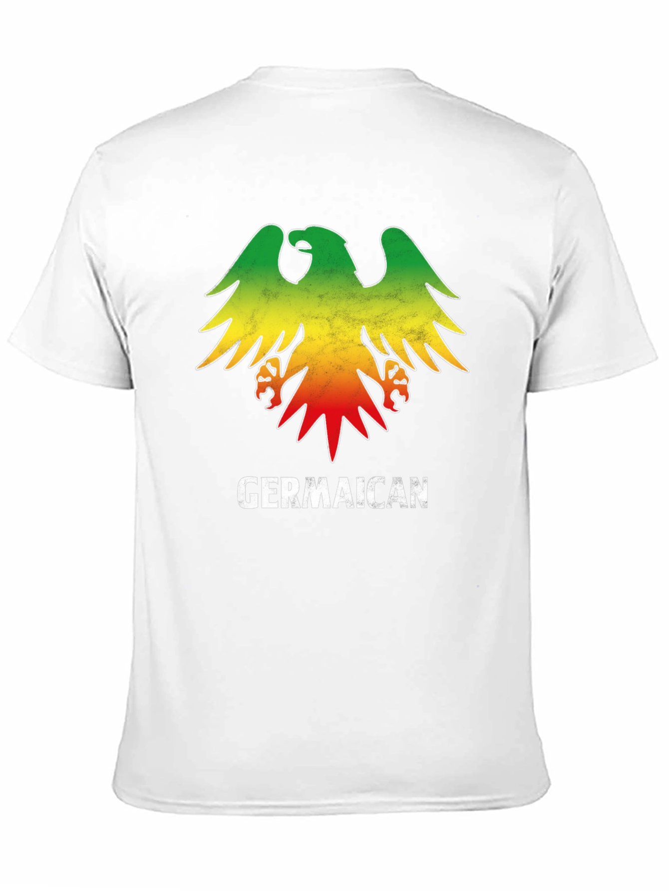 Germaican T-Shirt - German Jamaican Flag Eagle - 11