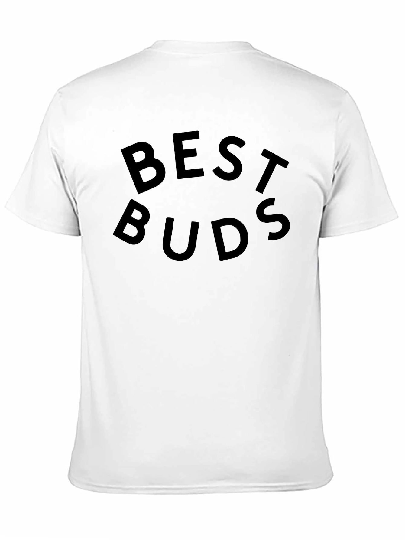 Black Best Buds Graphic Tee - Black Crewneck T-Shirt view 11