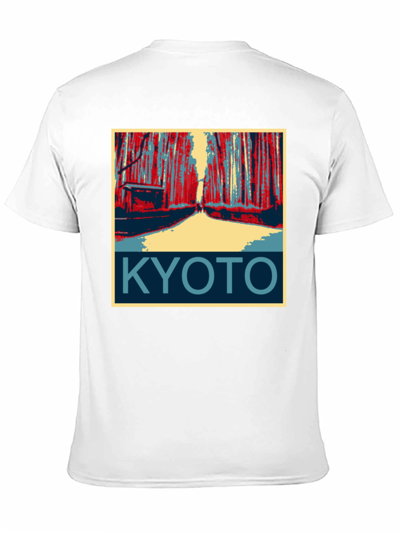 Black Kyoto Japan Graphic T-Shirt  view 11
