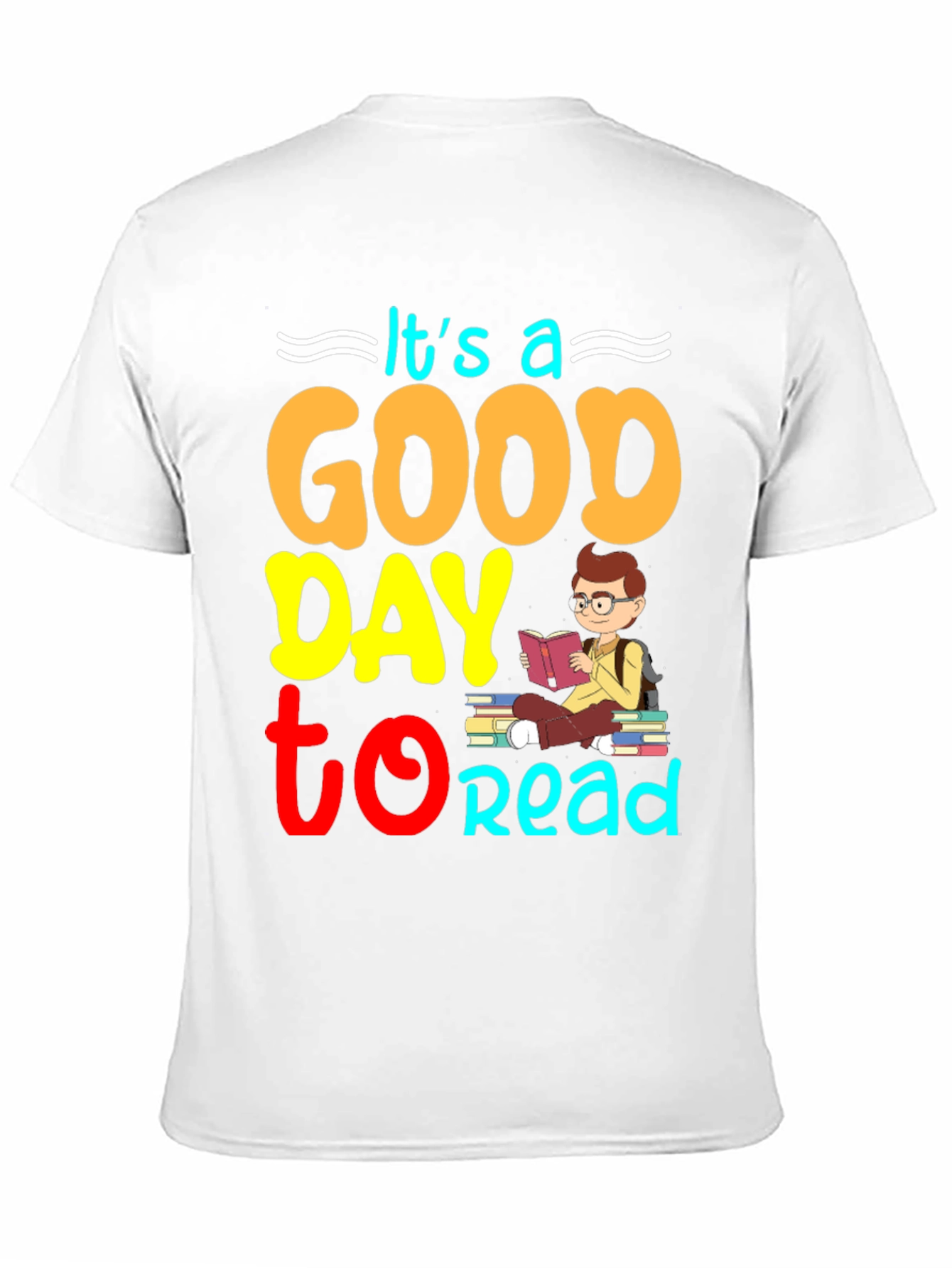 Black It's a Good Day to Read T-Shirt view 11