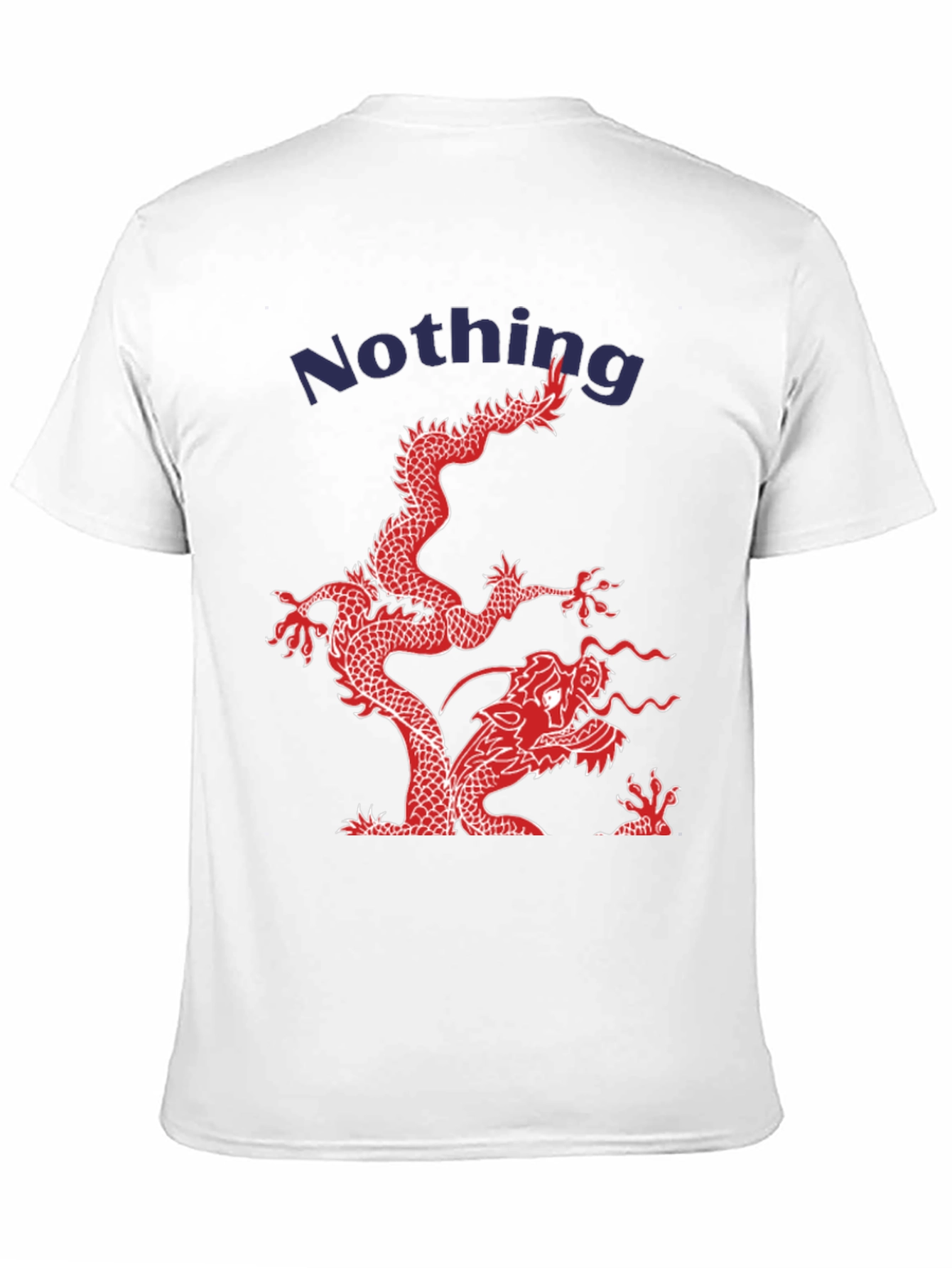 Dragon Graphic T-Shirt - "Nothing" Print - 11