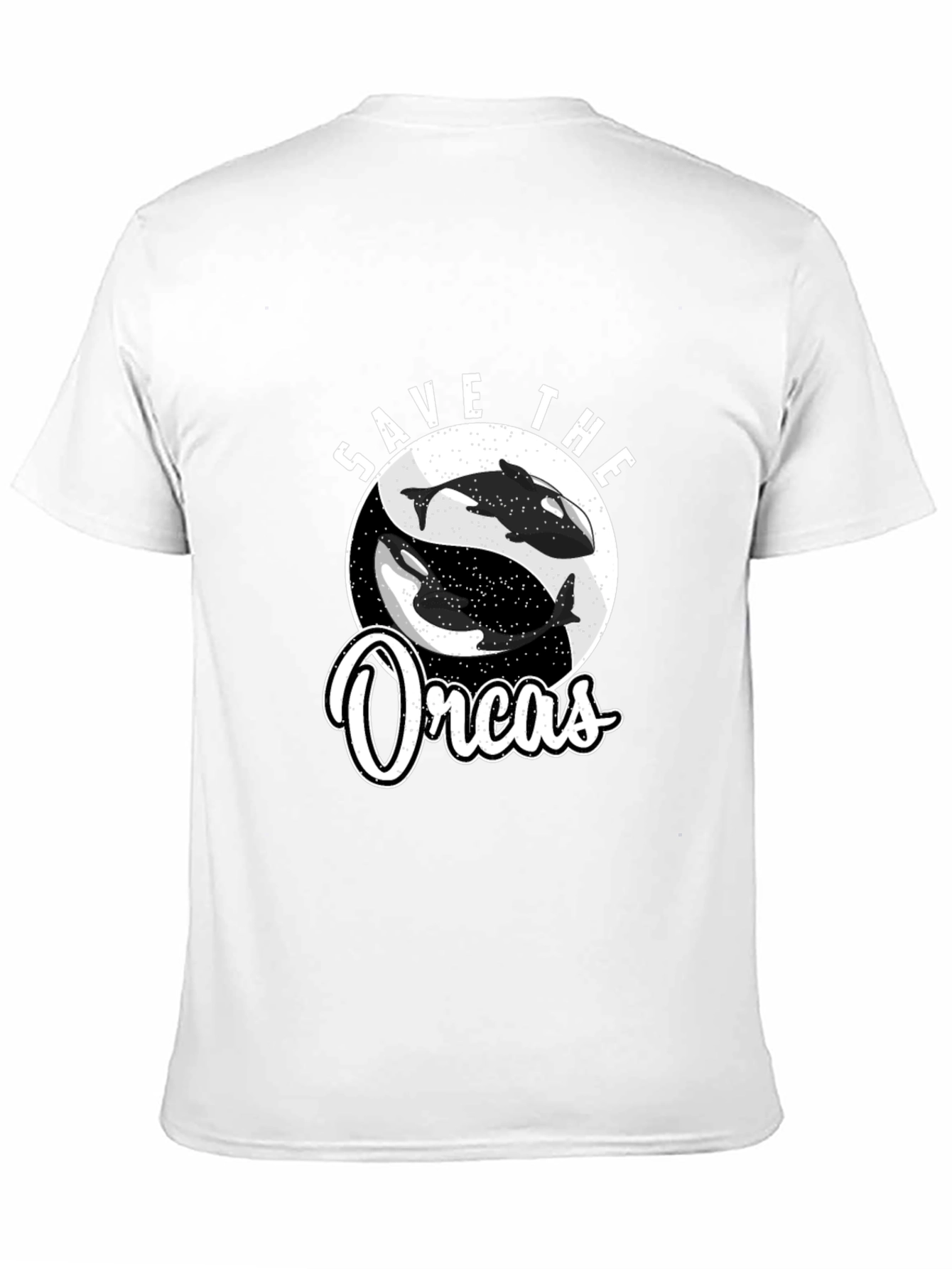 Black Save the Orcas Graphic Tee - Black view 11
