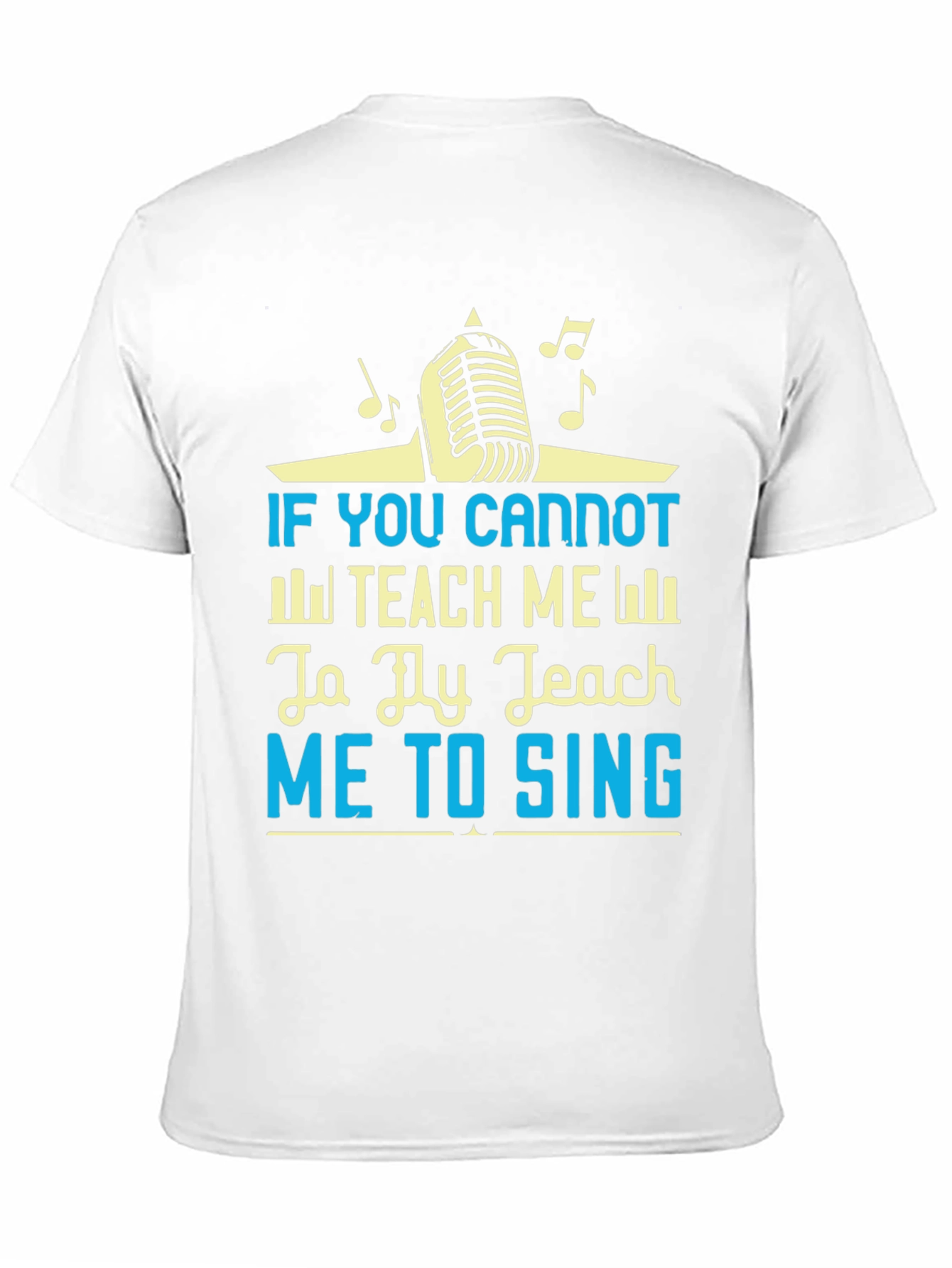 Black Teach Me to Sing Graphic Tee view 11