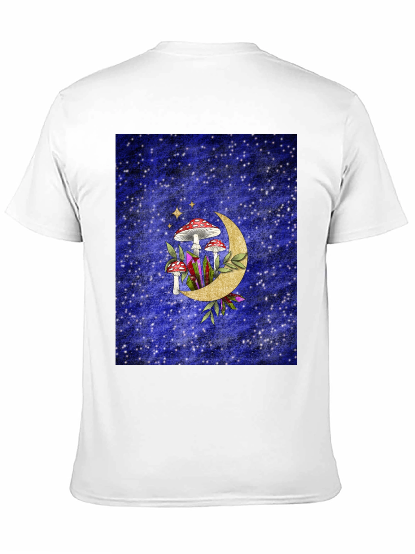 Mushroom Moon Graphic Tee - Mystical Style - 11
