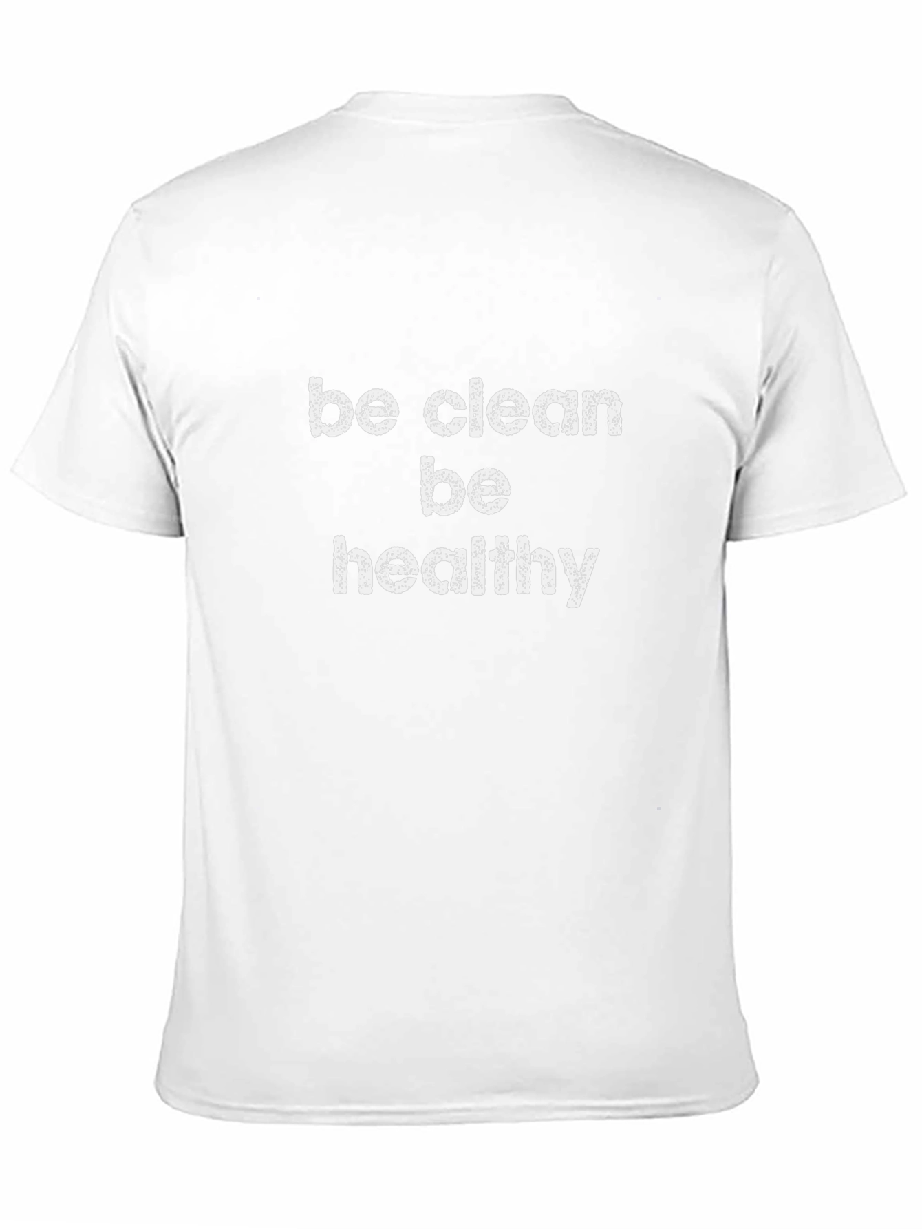 Black Be Clean Be Healthy Black Graphic Tee view 11