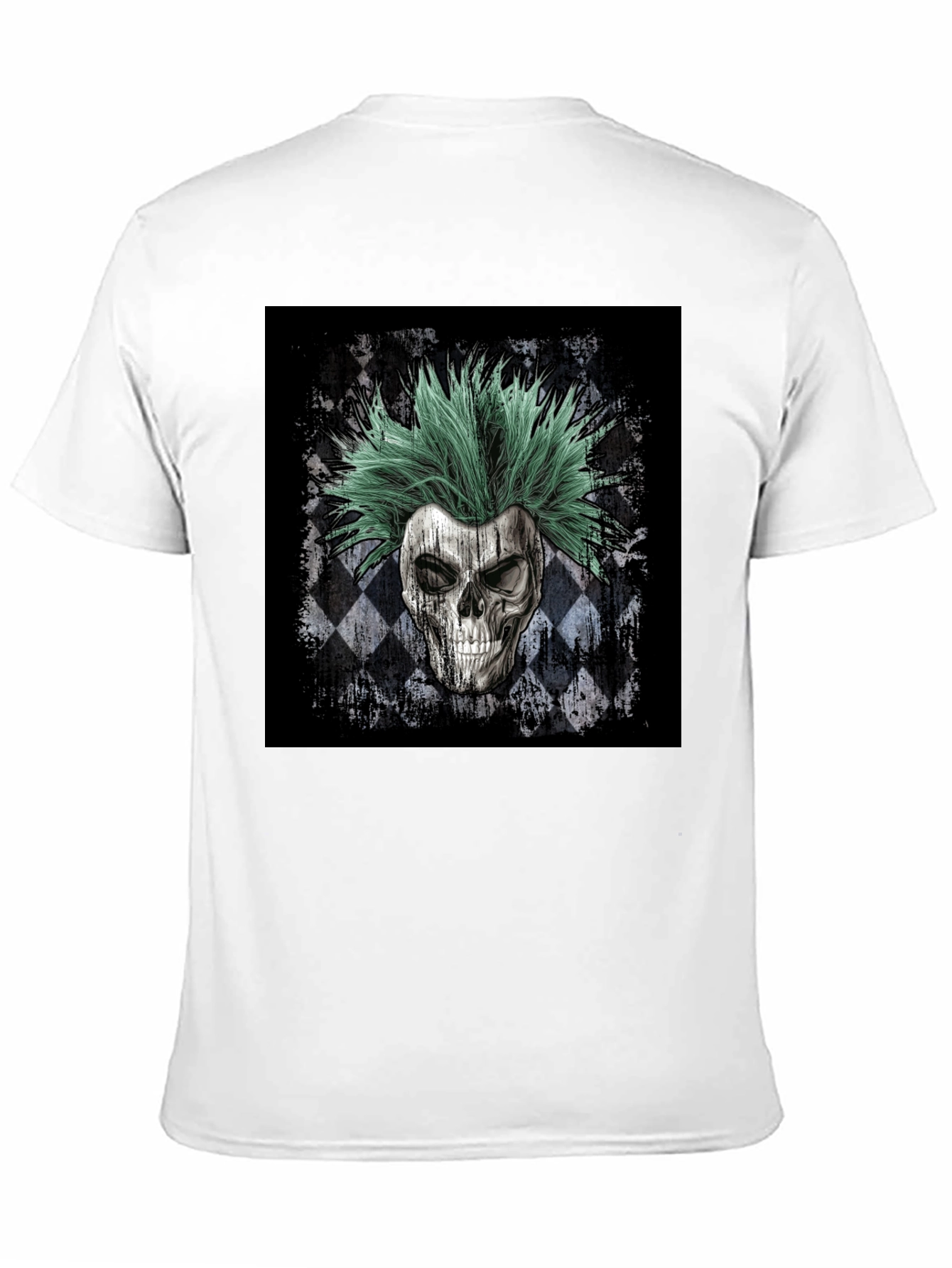 Skull Punk T-Shirt - Men's Black Graphic Tee - 11