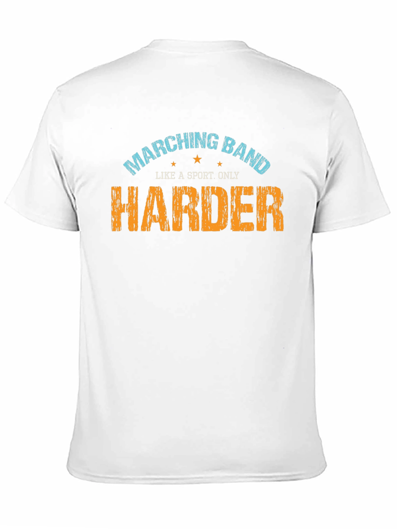 Black Marching Band Harder T-Shirt view 11